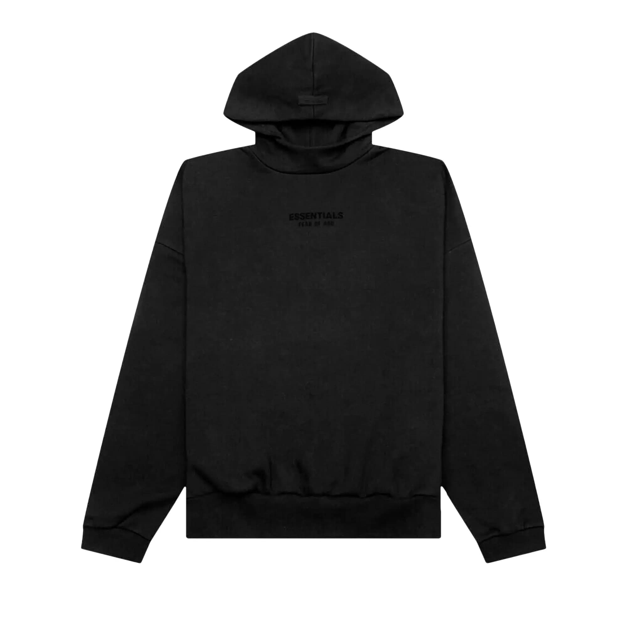 Fear of God Essentials Hoodie 'Jet Black' by Fear of God