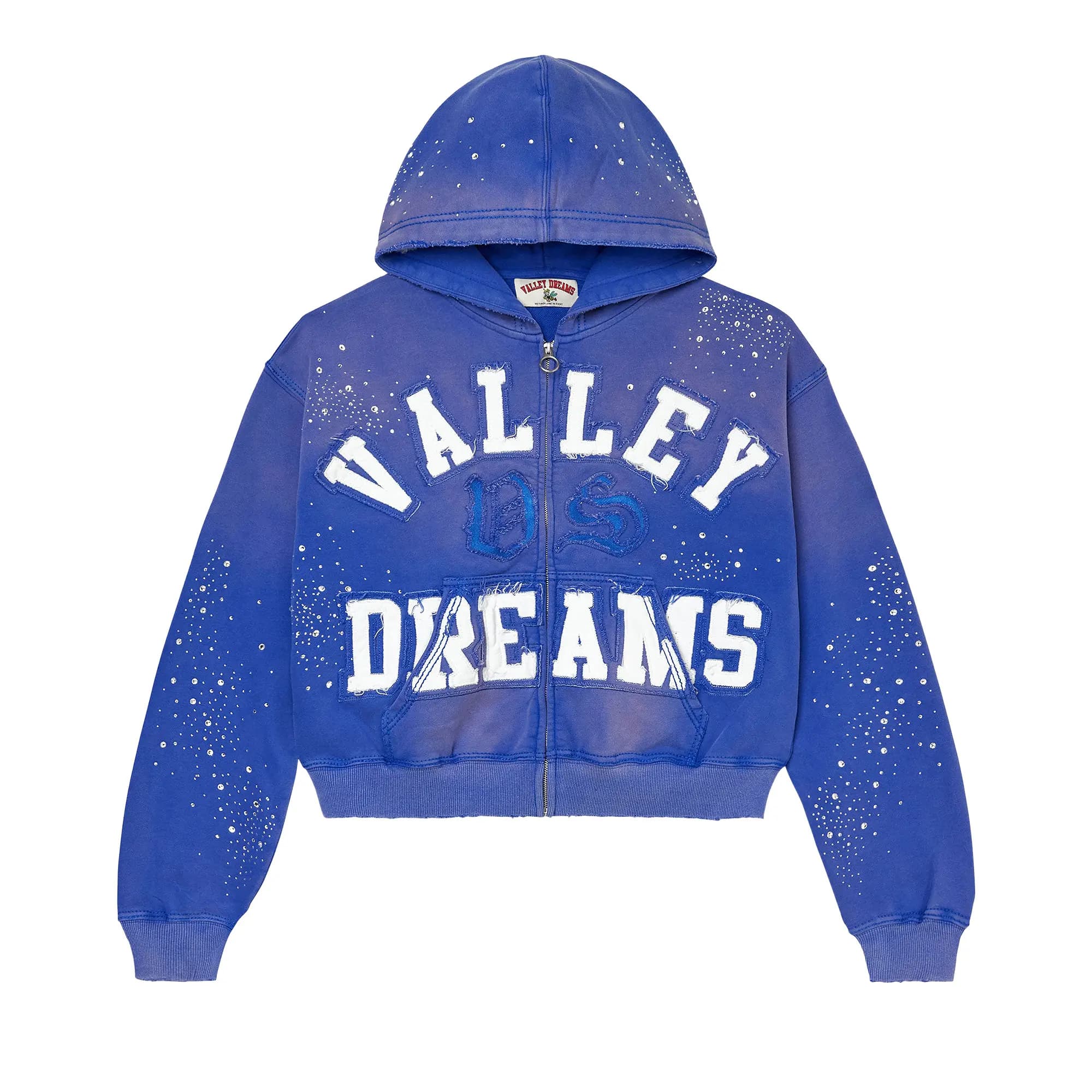 Vale Forever Classico Zip Up Hoodie 'Sapphire' by Vale Forever