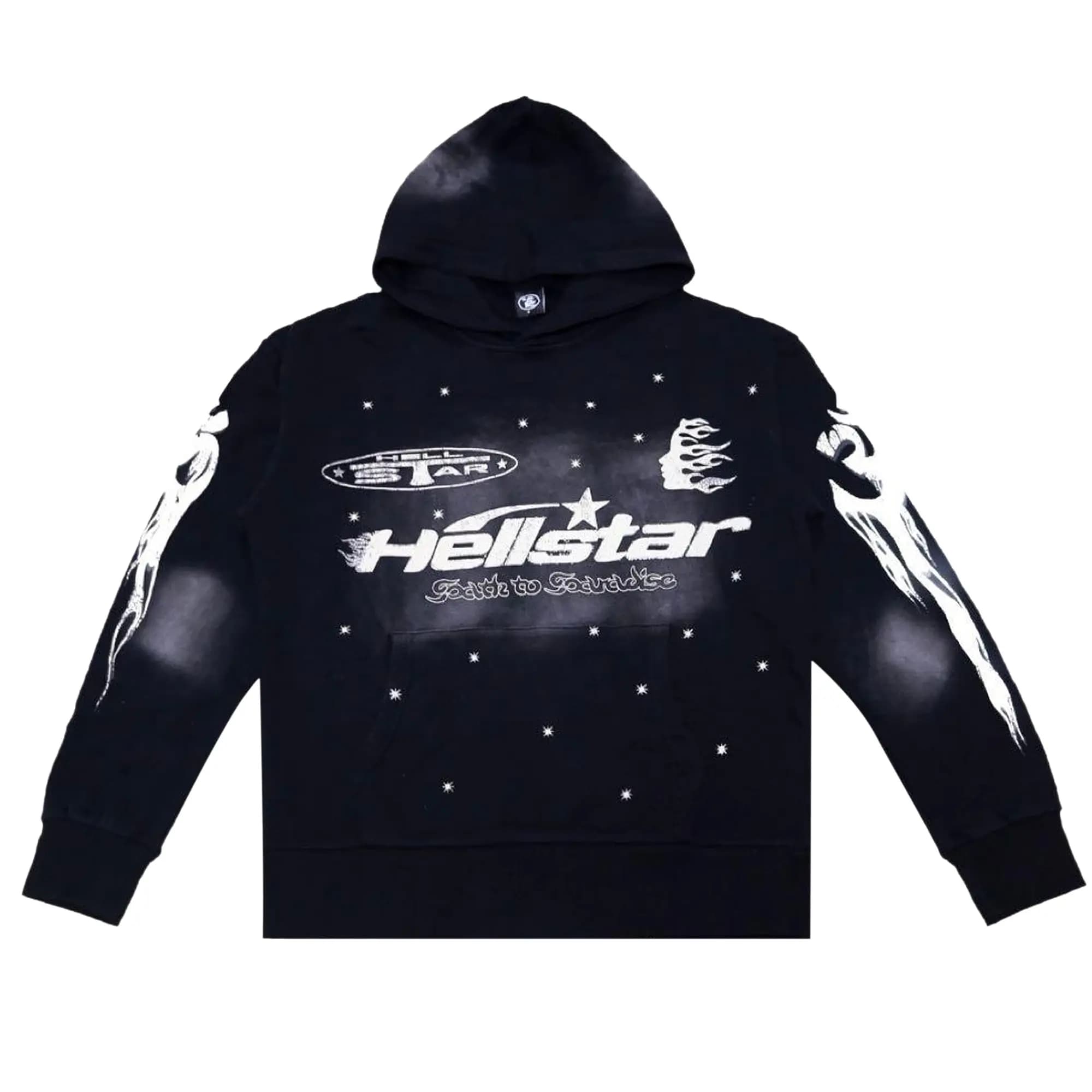 Hellstar Path To Paradise Hoodie 'Black' by Hellstar