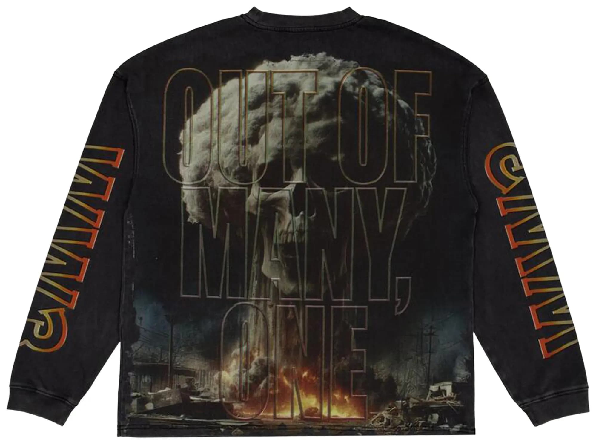 Godspeed Code Red Long-Sleeve T-Shirt 'Black Wash' 2