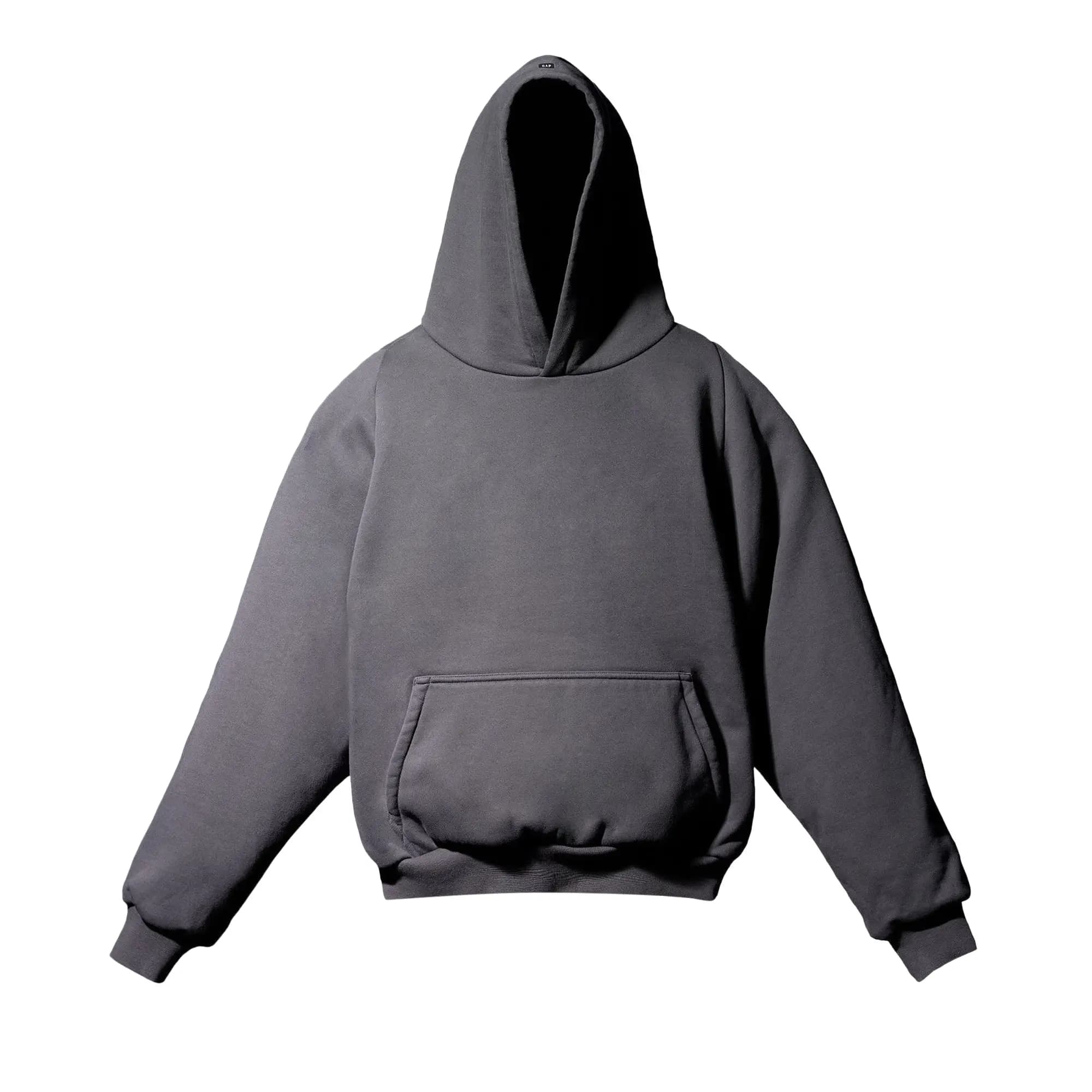 Yeezy Gap Engineered by Balenciaga Logo Shrunken Hoodie 'Black' by Yeezy Gap