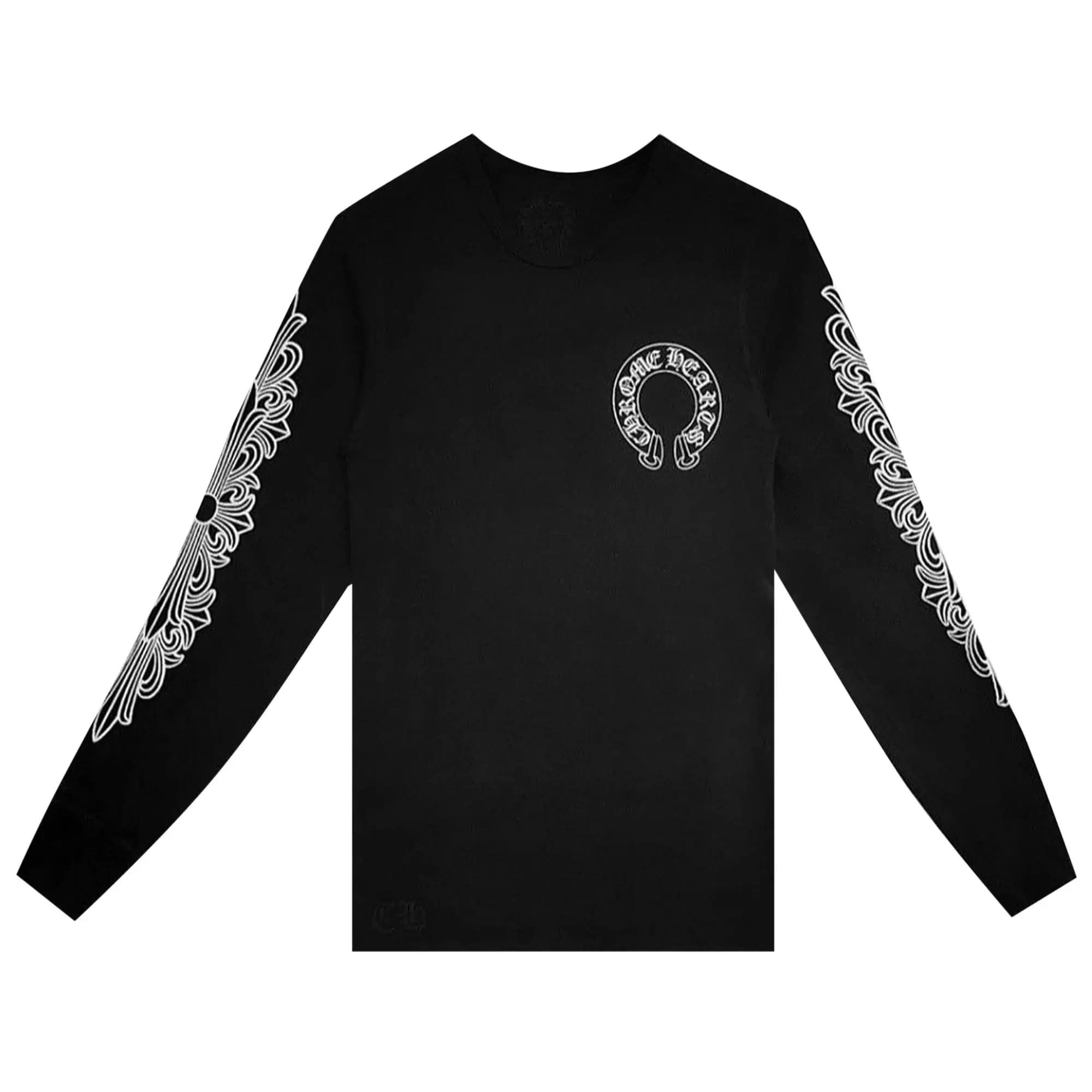 Chrome Hearts Horseshoe Thermal Waffle T-Shirt 'Black' by Chrome Hearts