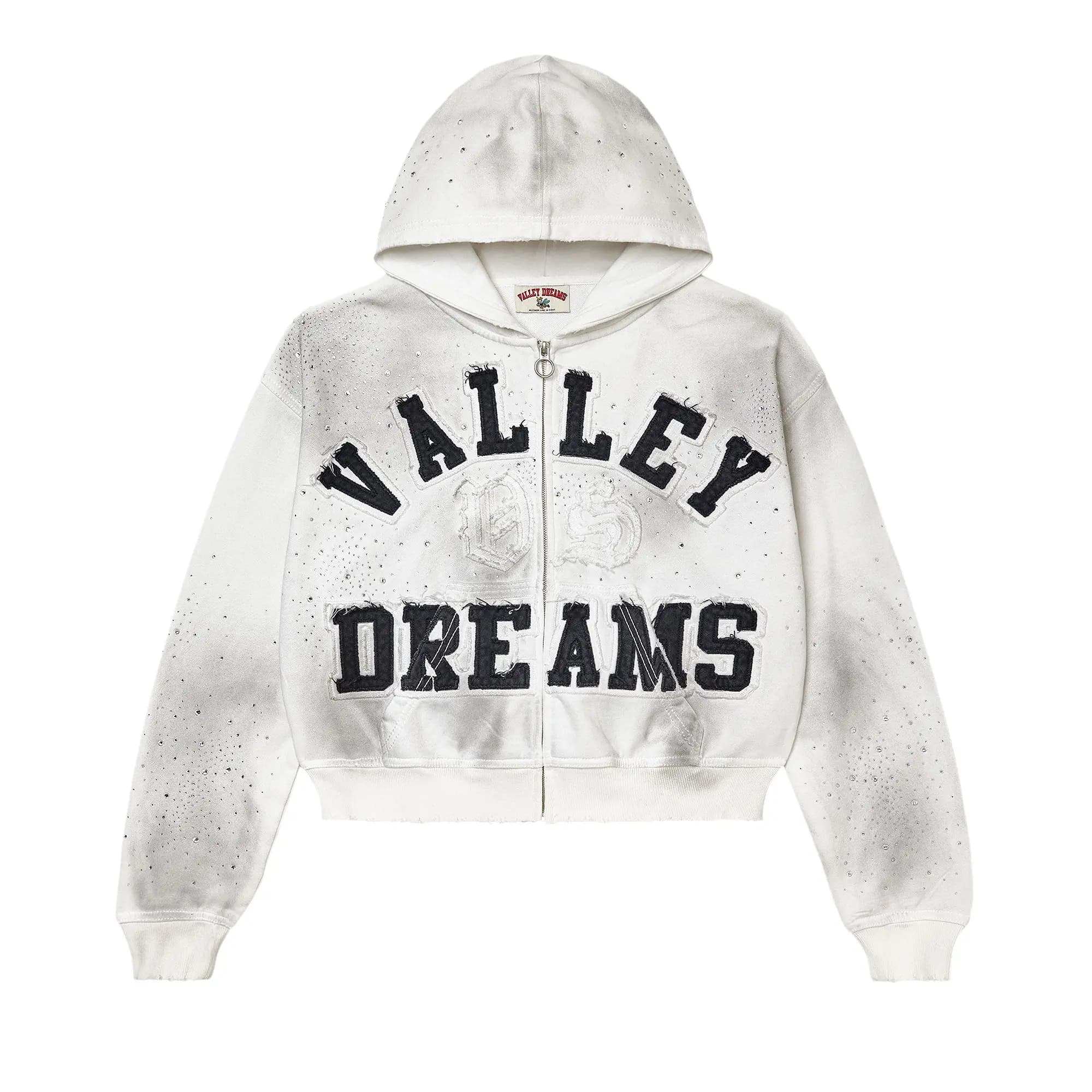 Vale Forever Classico Zip Up Hoodie 'White' by Vale Forever