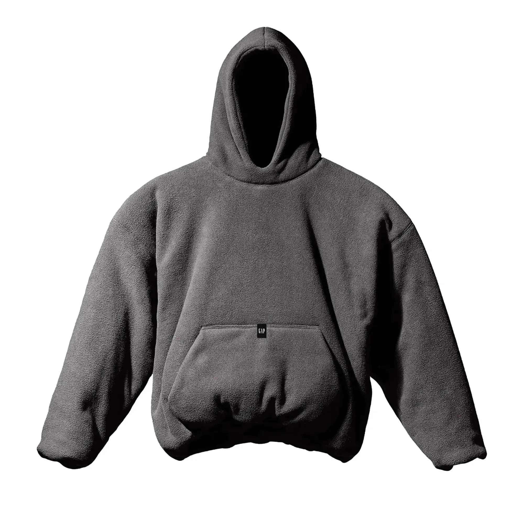 Yeezy Gap Engineered by Balenciaga Polar Fleece Padded Hoodie 'Dark Grey' by Yeezy Gap