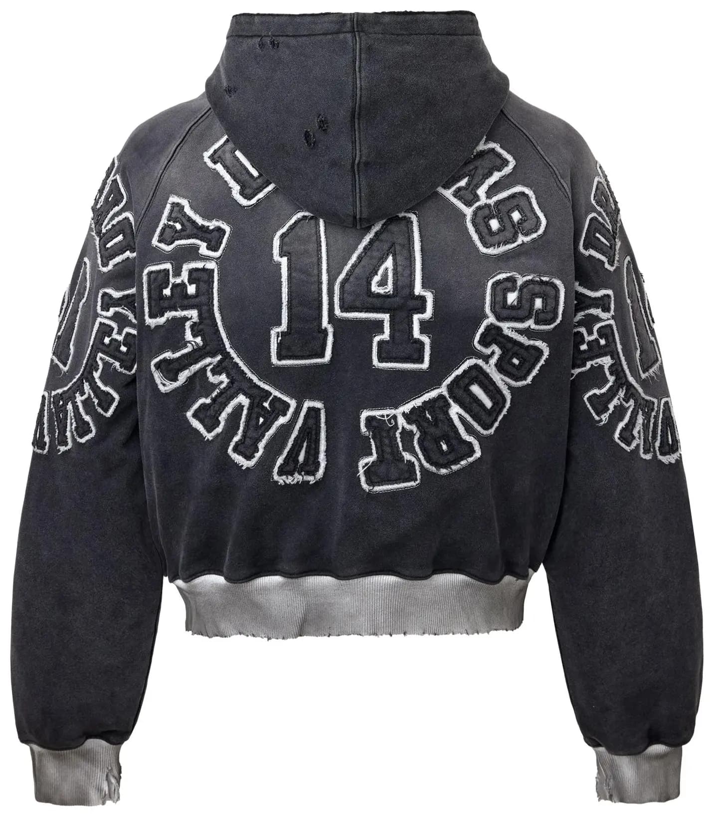 Vale Forever Anthem Zip Up Hoodie 'Black' 2