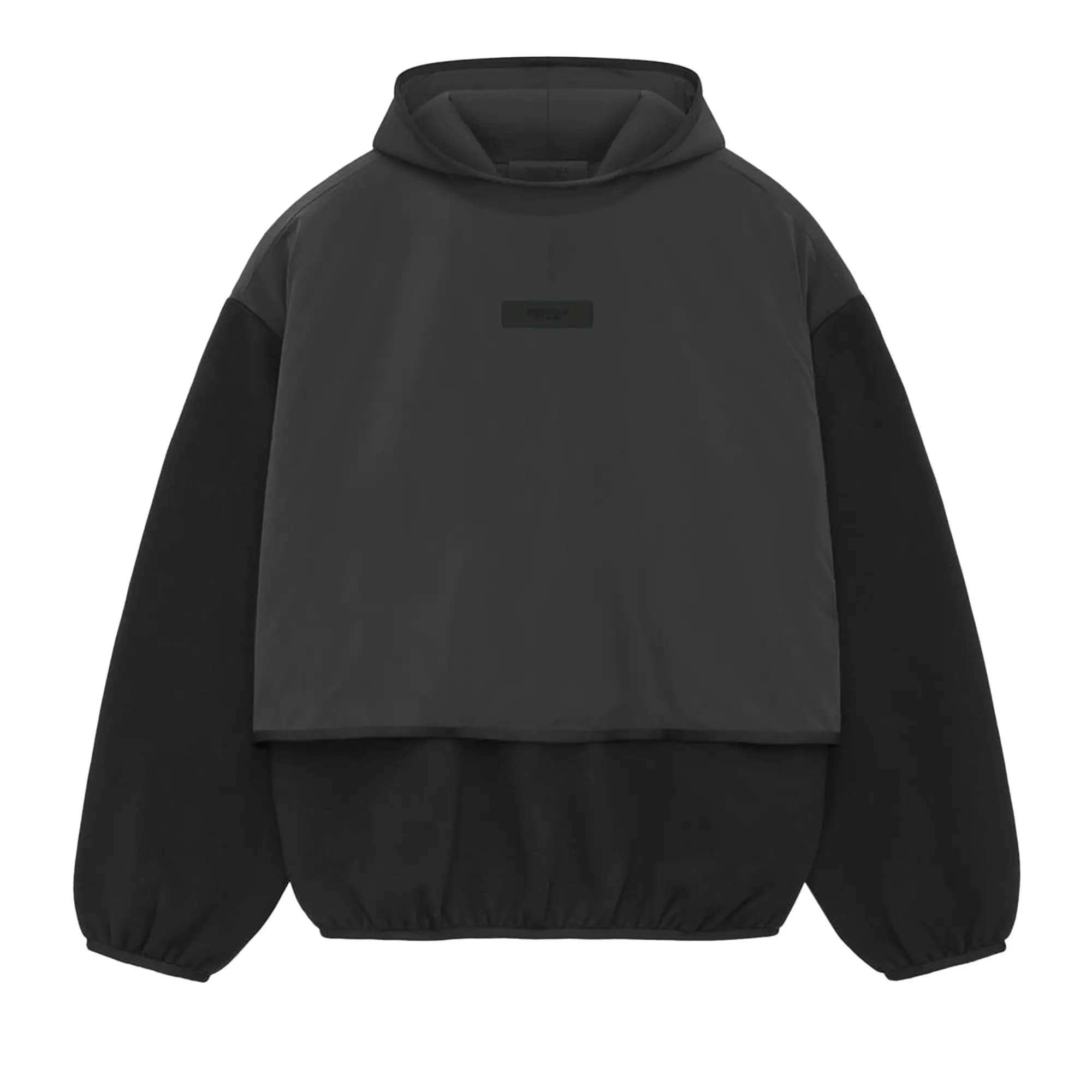 Fear of God Essentials Nylon Fleece Hooded Sweatshirt 'Black' by Fear of God
