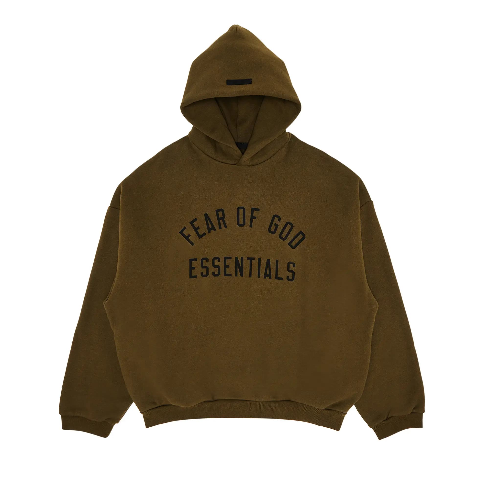 Fear of God Essentials Fleece Hoodie 'Olive' by Fear of God