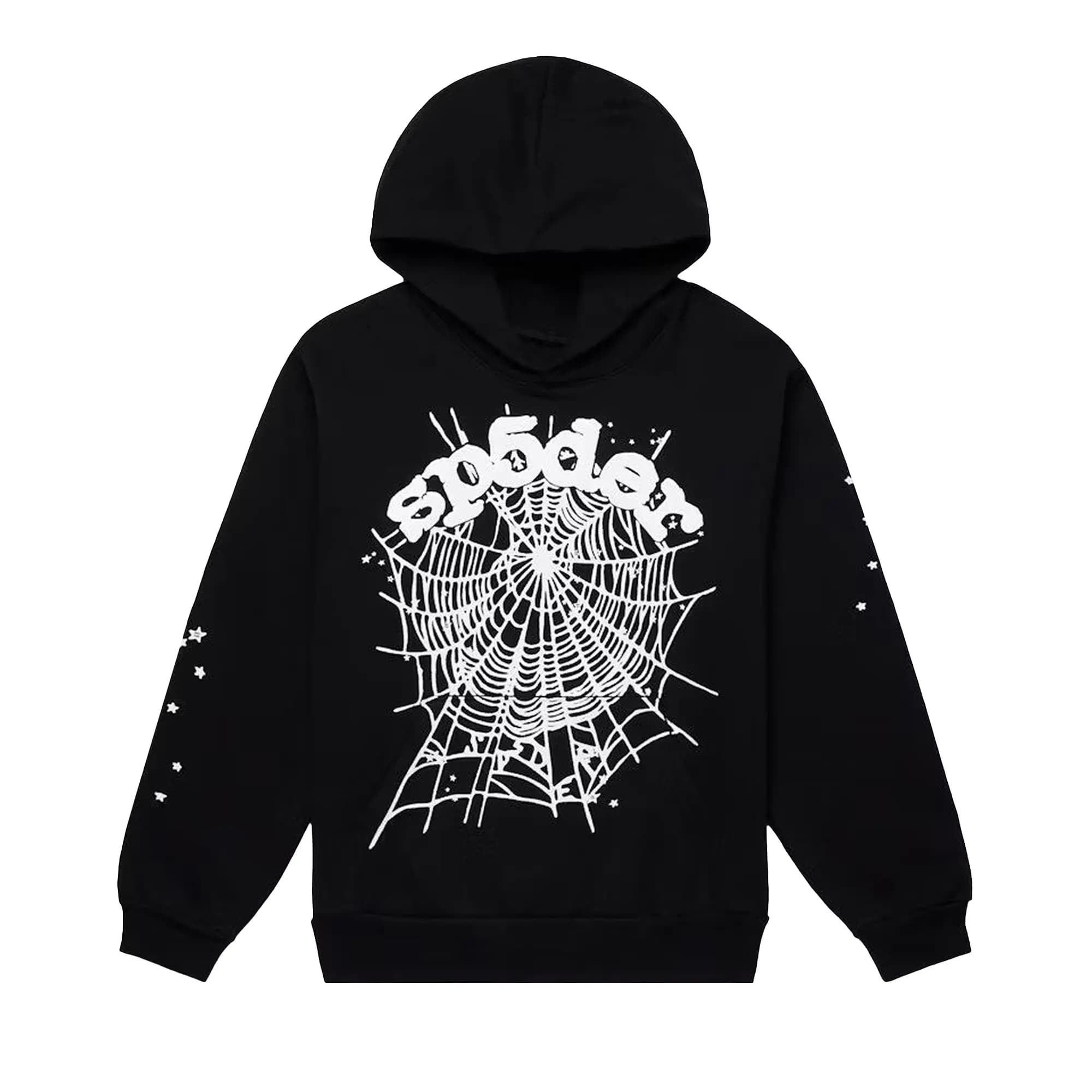 Sp5der OG Web Hoodie 'Black' by SP5DER