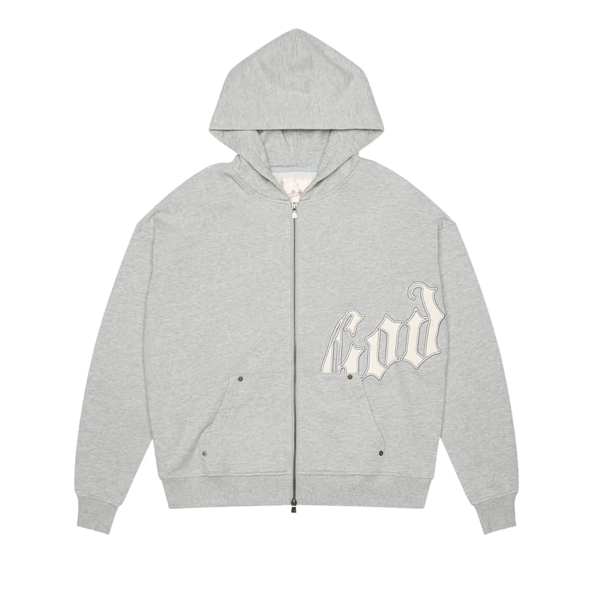 Godspeed OG Logo Hoodie V2 'Heather Grey' by Godspeed