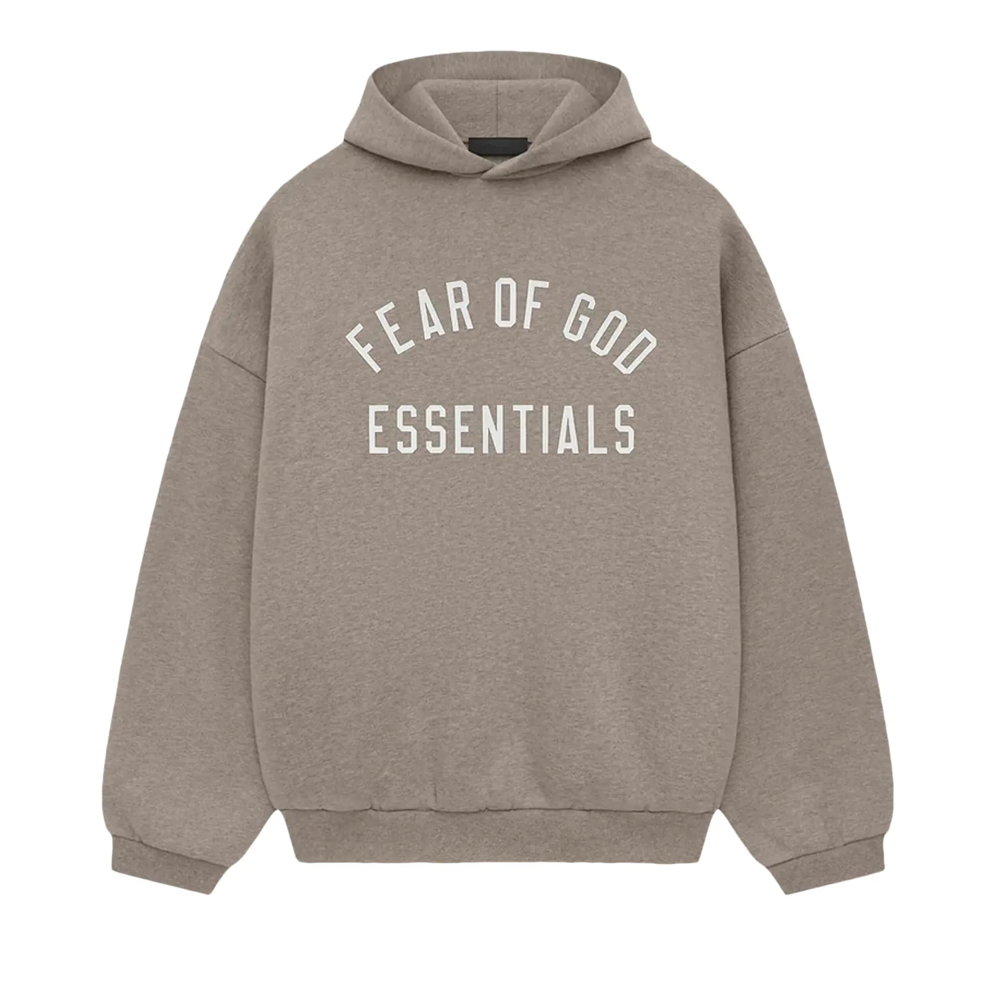 Fear of God Essentials Fleece Hoodie 'Heather Grey' by Fear Of God Essentials