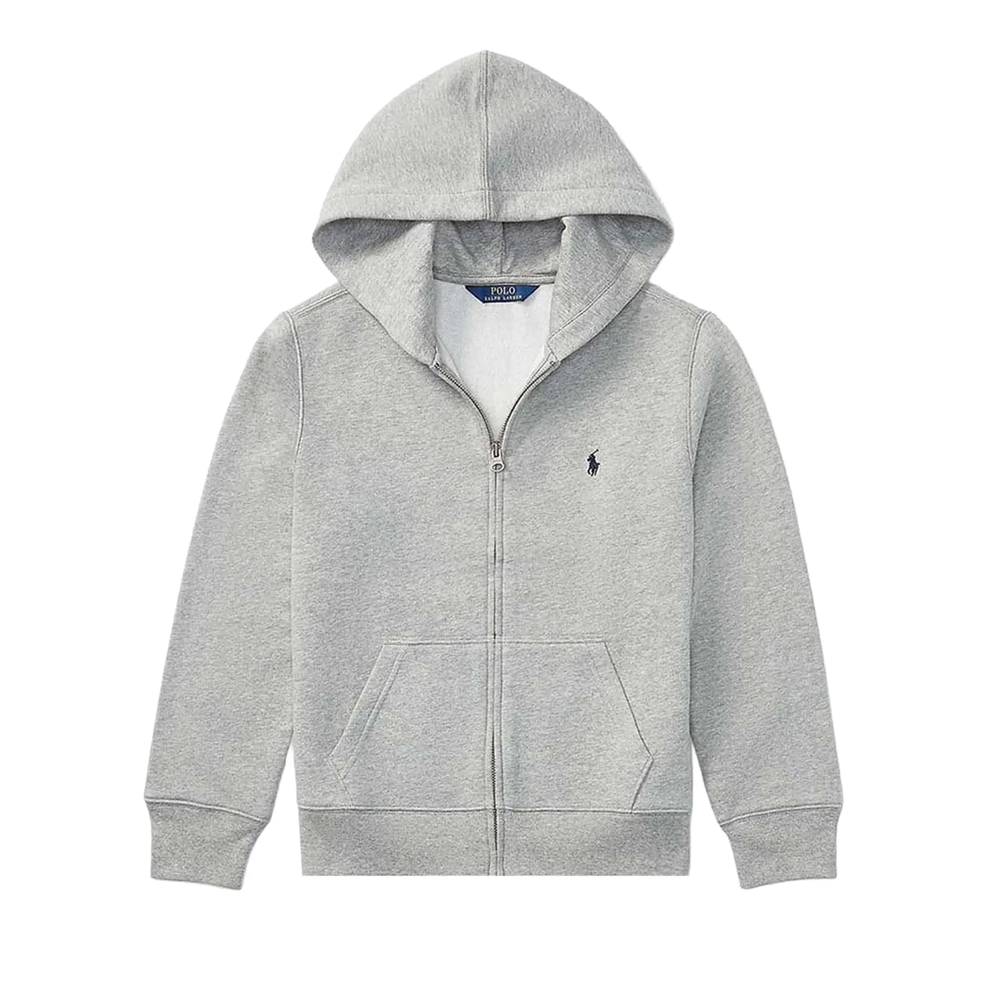 Polo Ralph Lauren Kids Fleece Full-Zip Hoodie 'Sport Heather' by Polo Ralph Lauren