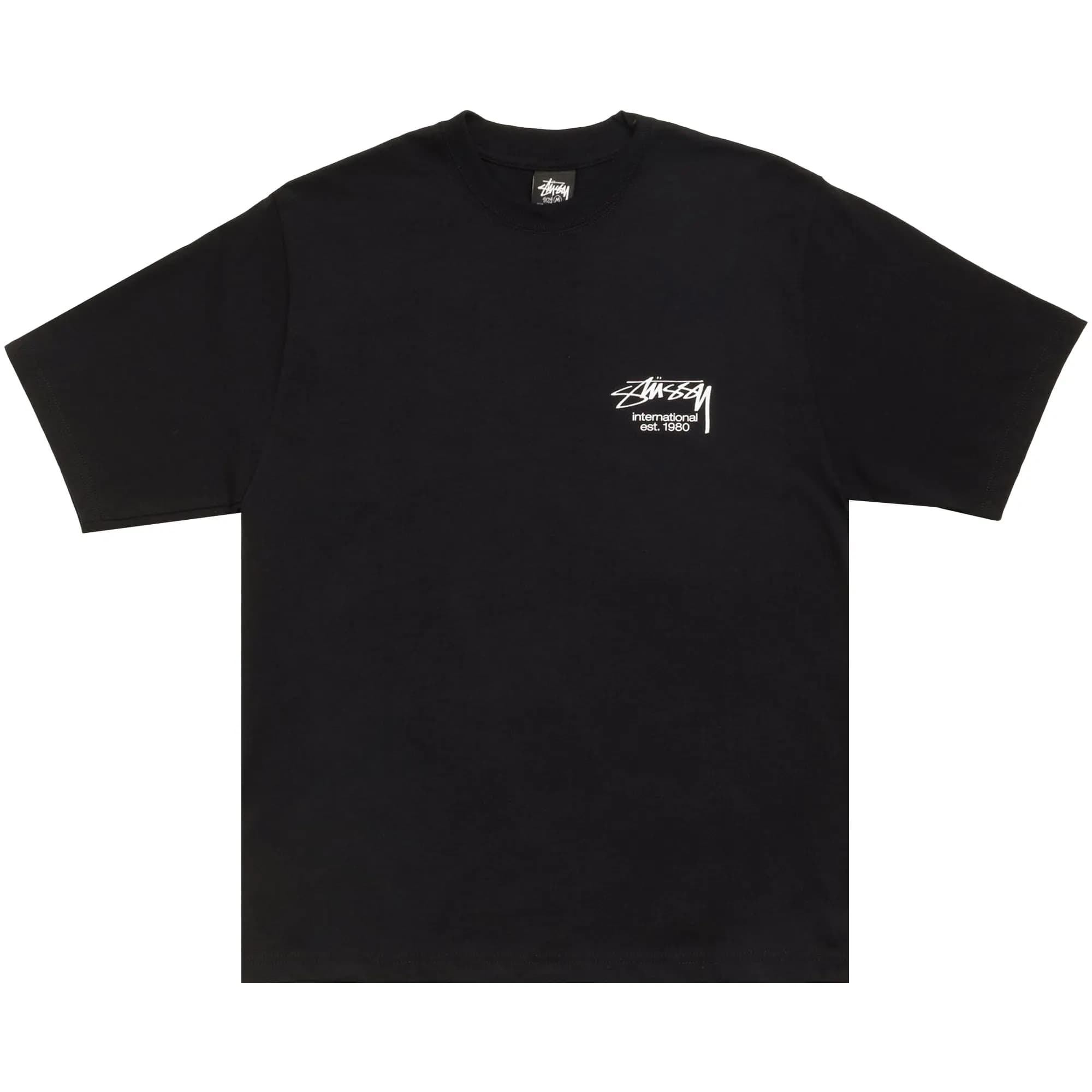 Stussy Dice Clock Tee 'Black' by Stüssy