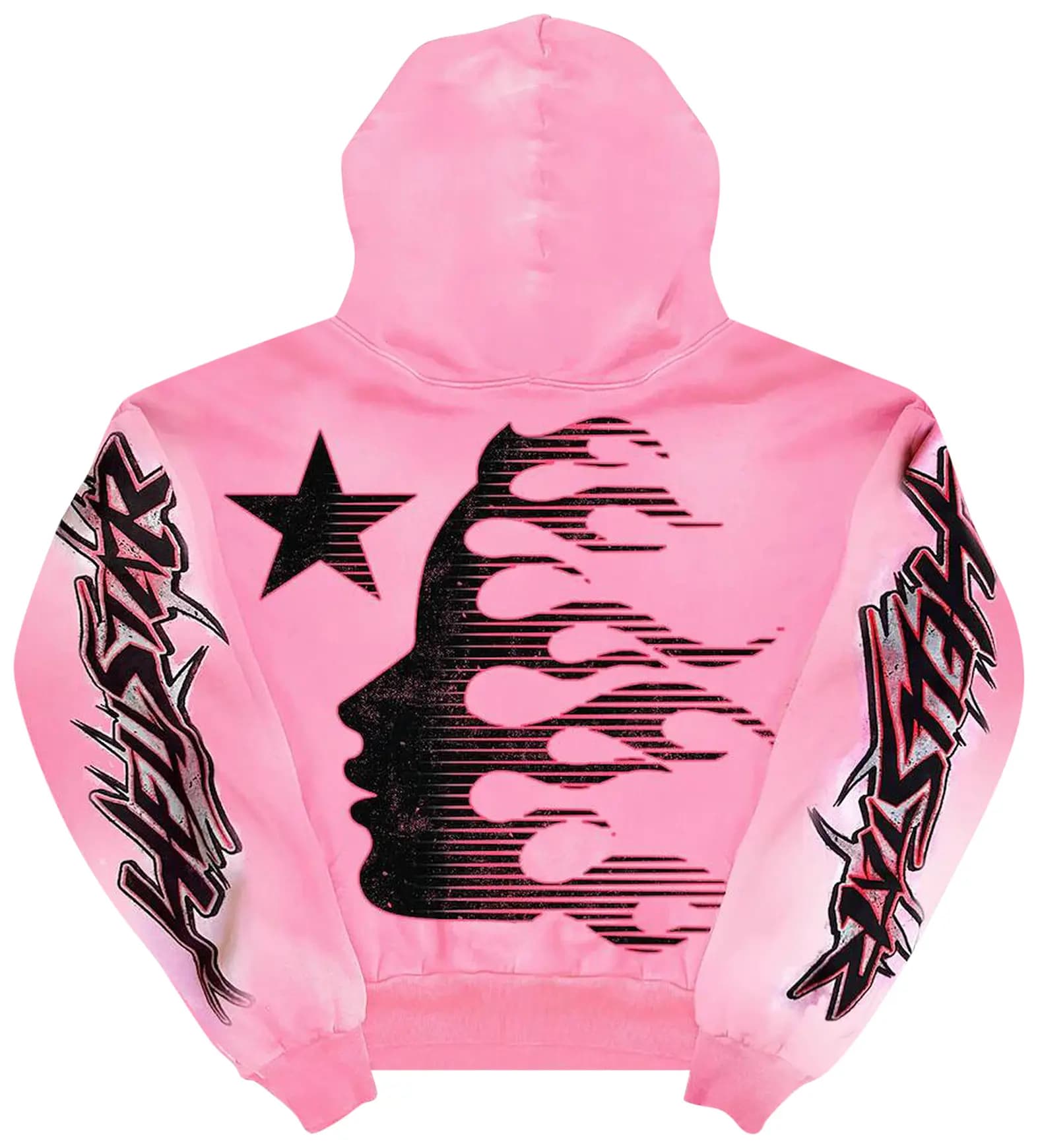 Hellstar Brainwashed Without Brain Hoodie 'Pink' 2