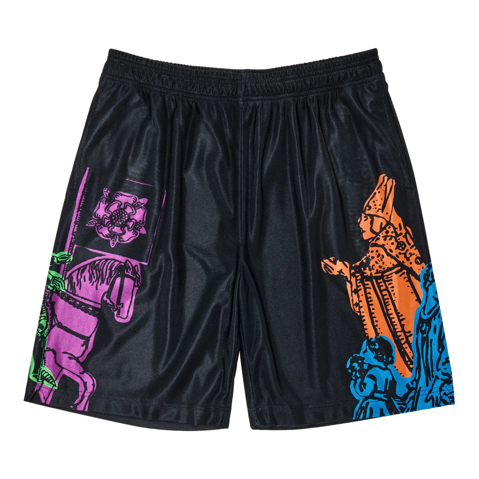 GOAT Death Tarot Shorts Black by GOAT