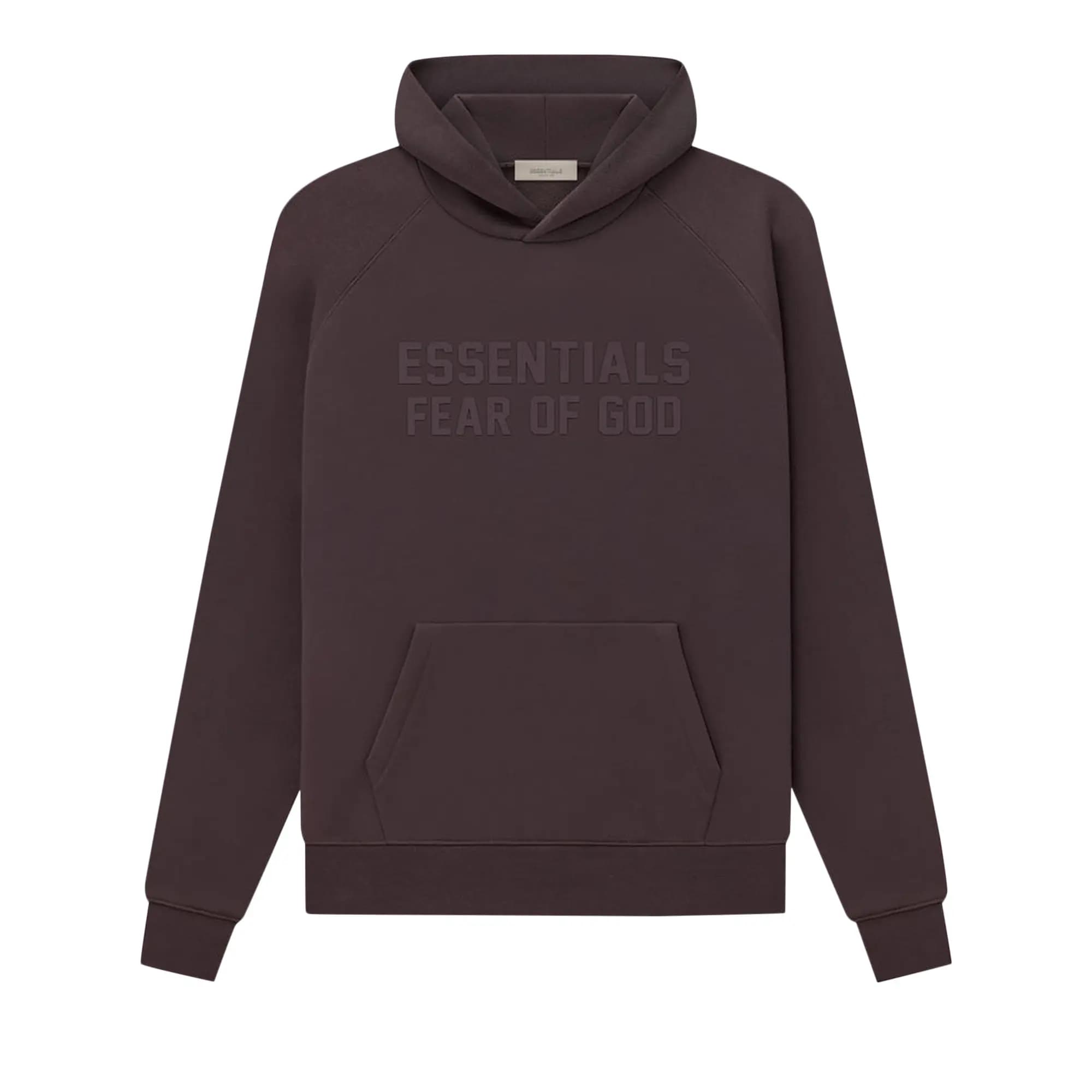 Fear of God Essentials Hoodie 'Plum' by Fear of God