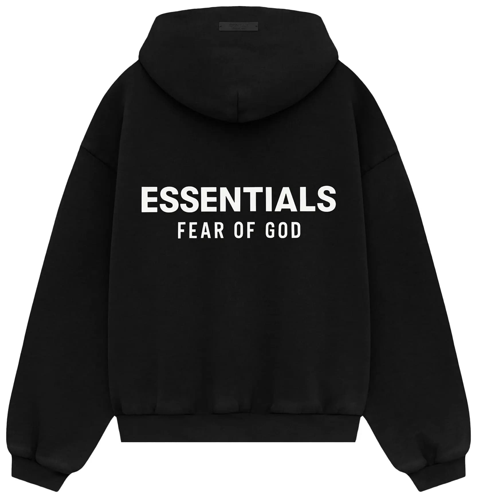 Fear of God Essentials Kids Fleece Hoodie 'Black' 2