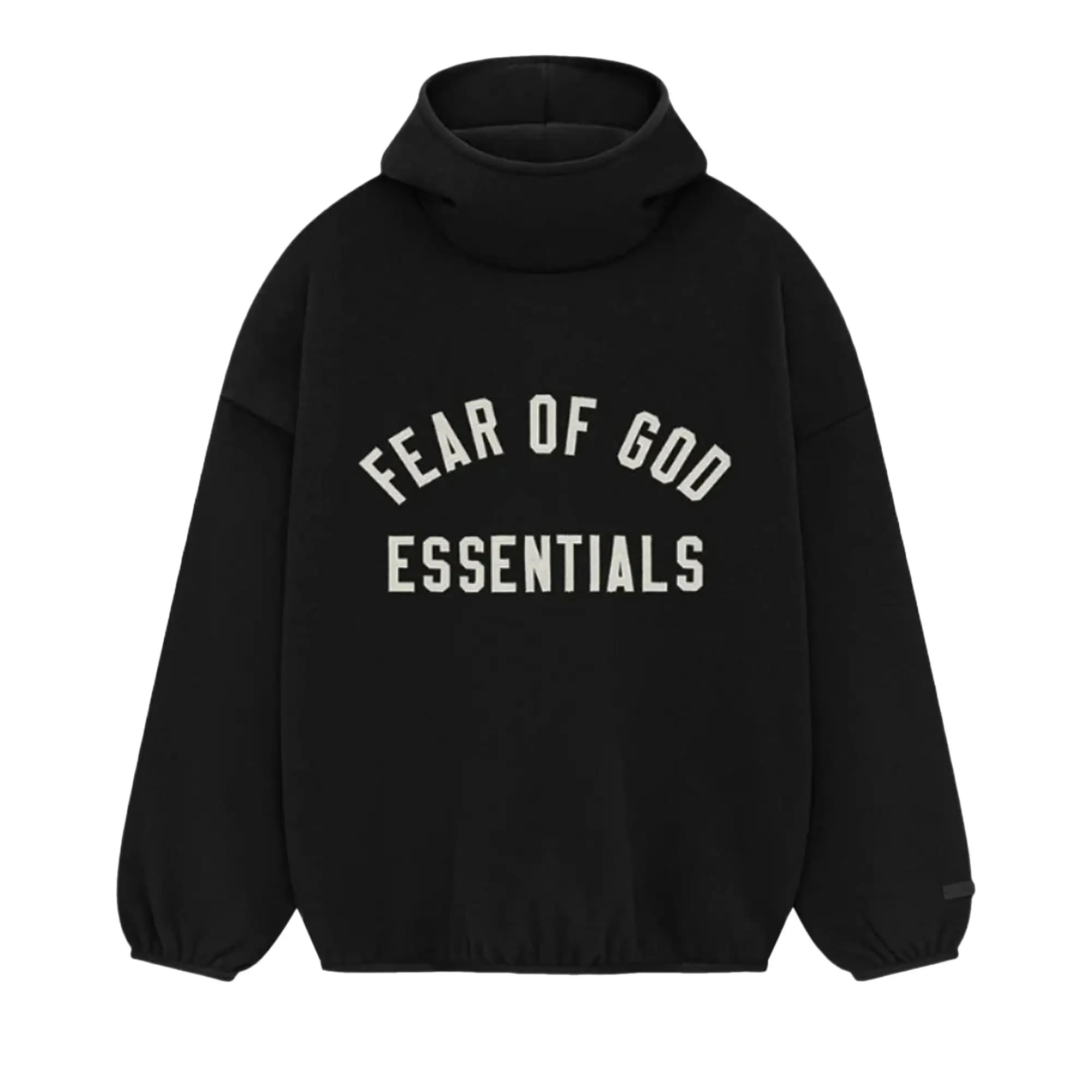 Fear of God Essentials Brushed Hoodie 'Black' by Fear of God
