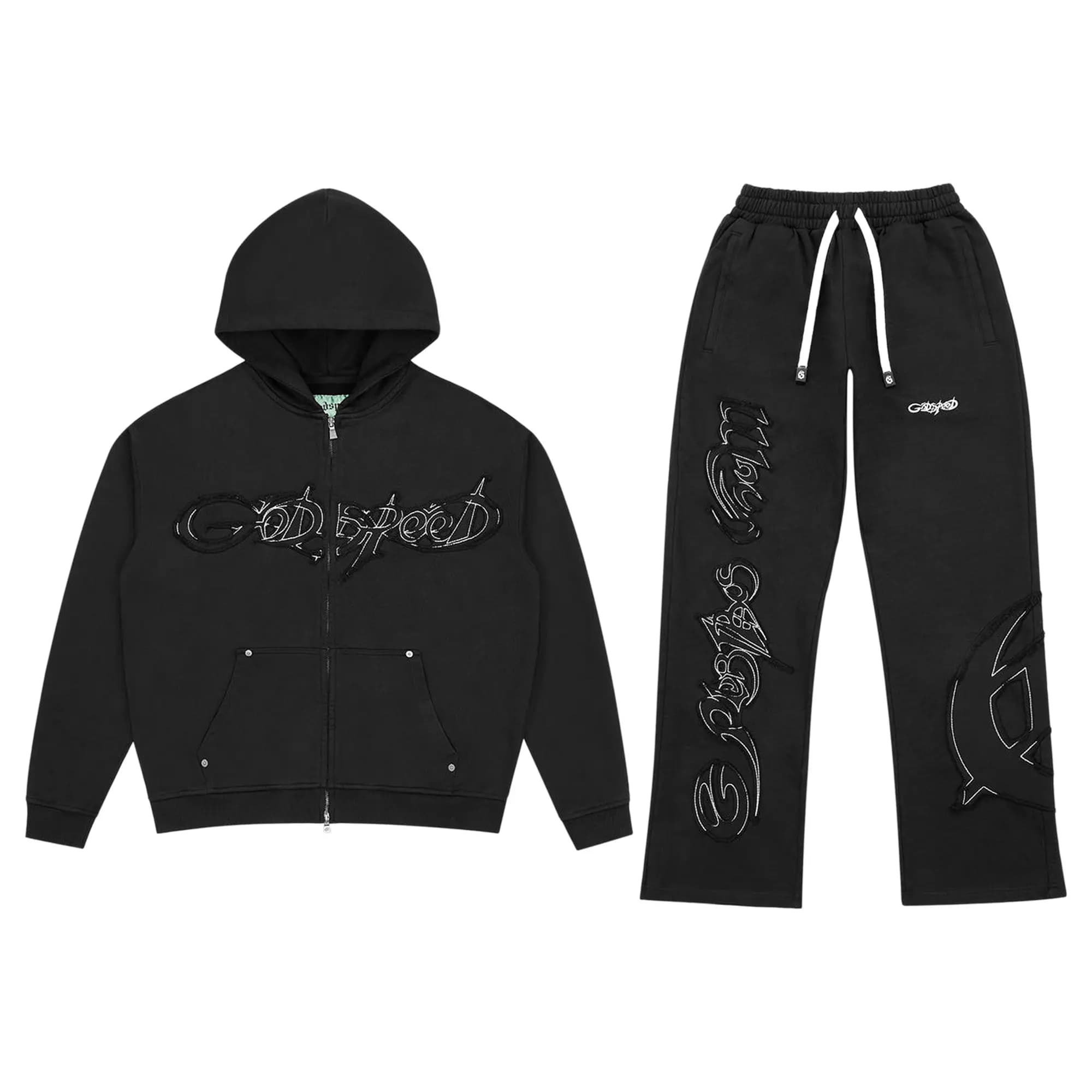 Godspeed Raw Import Sweatsuit 'Black' by Godspeed