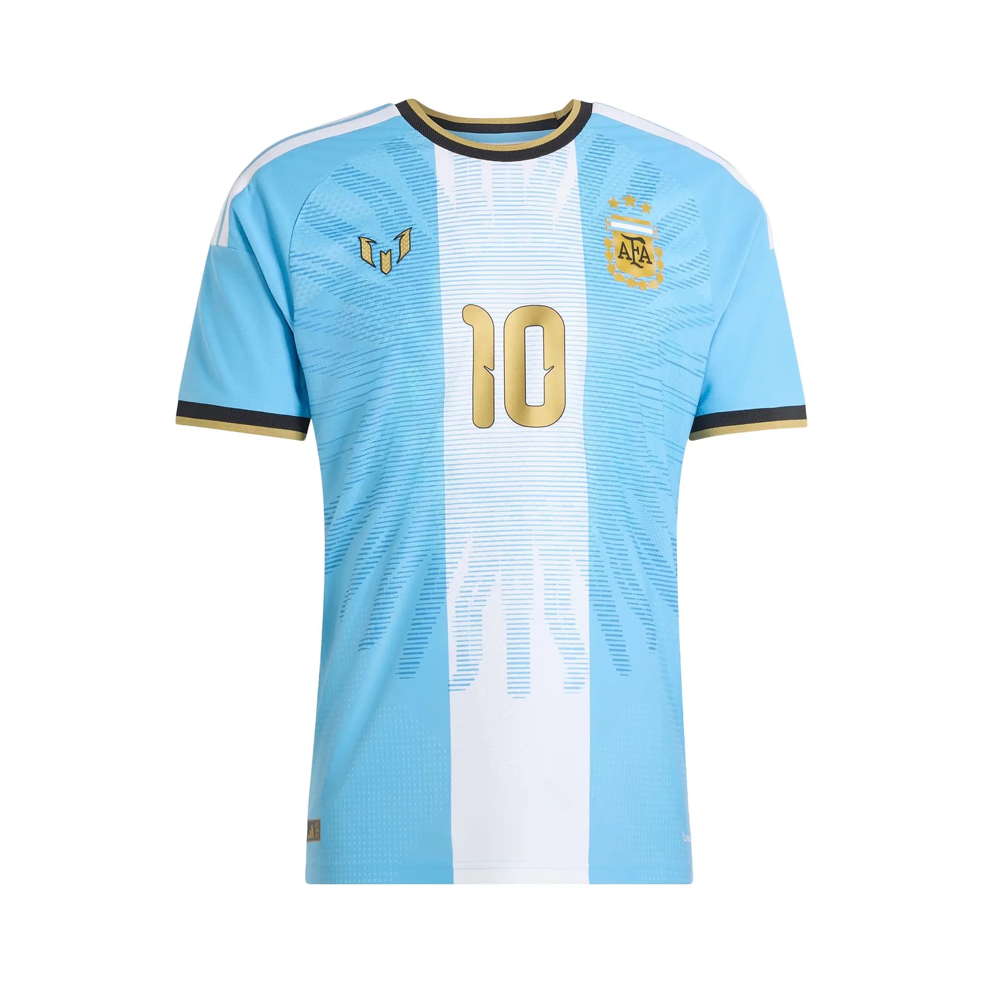 Adidas Argentina Messi 10 26 Authentic Jersey 'Light Blue' by Adidas