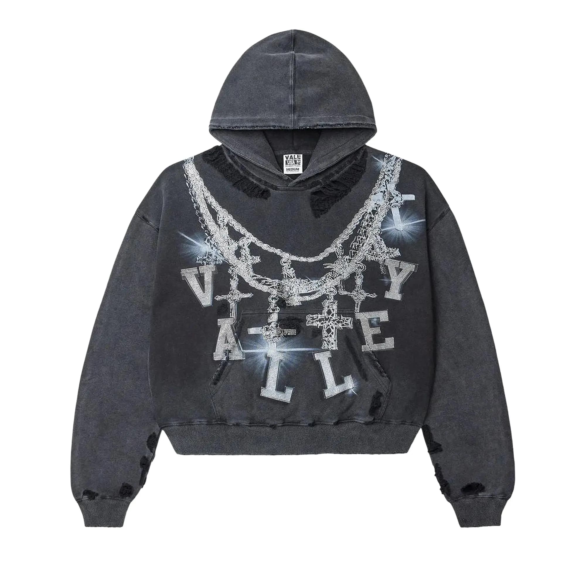 Vale Forever Big Chain Hoodie 'Black' by Vale Forever