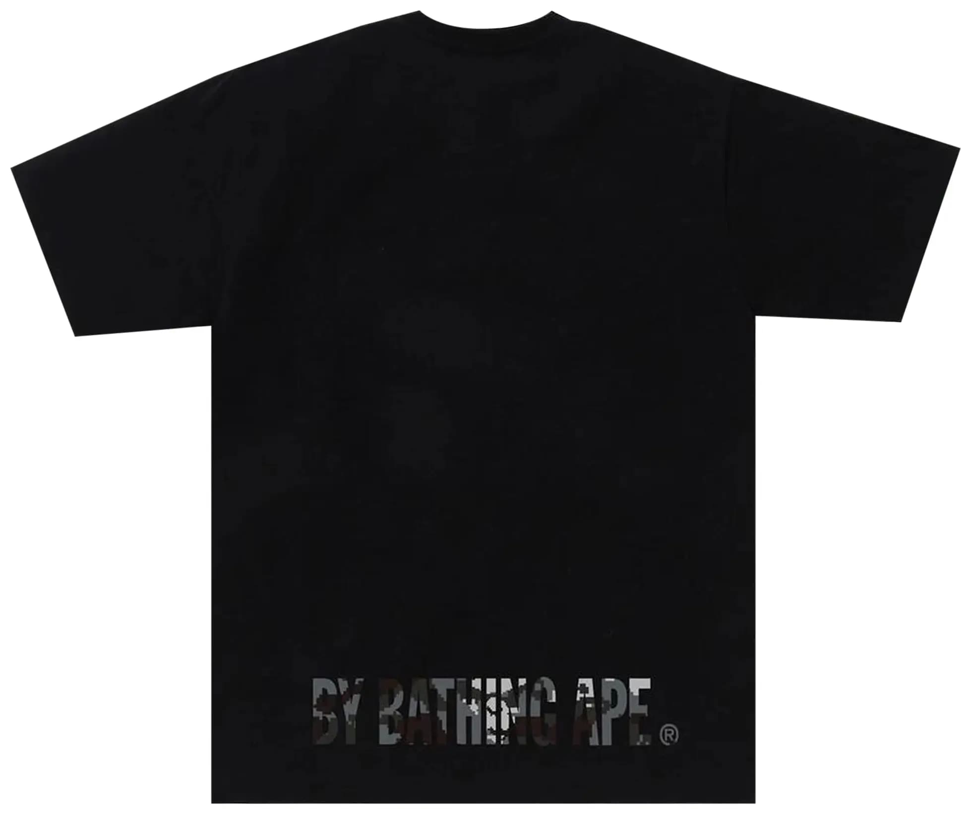 BAPE Multi Pixel Camo Mad Ape Face Tee 'Black Black' 2