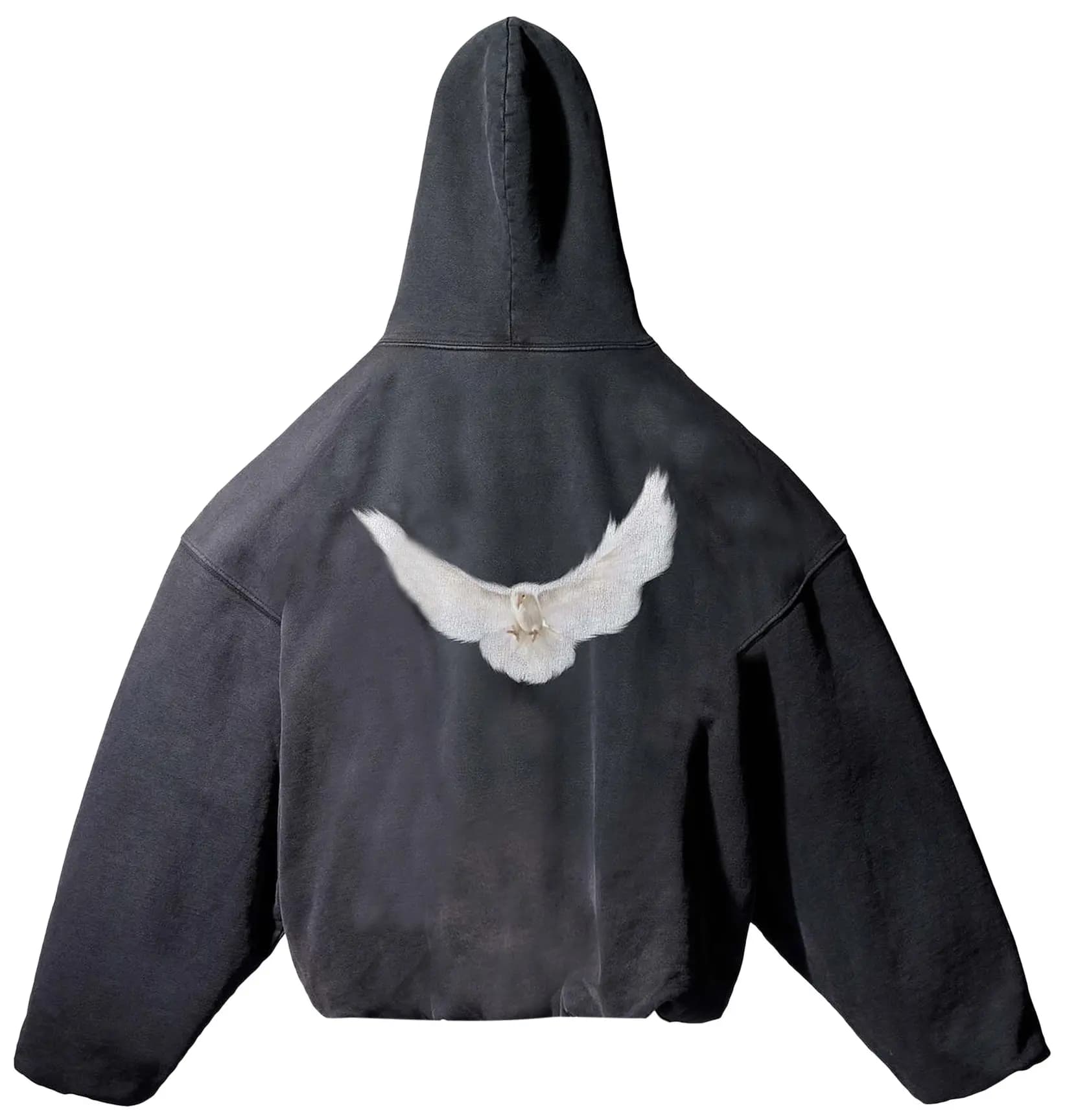 Yeezy Gap Engineered by Balenciaga Dove Hoodie 'Washed Black' 2