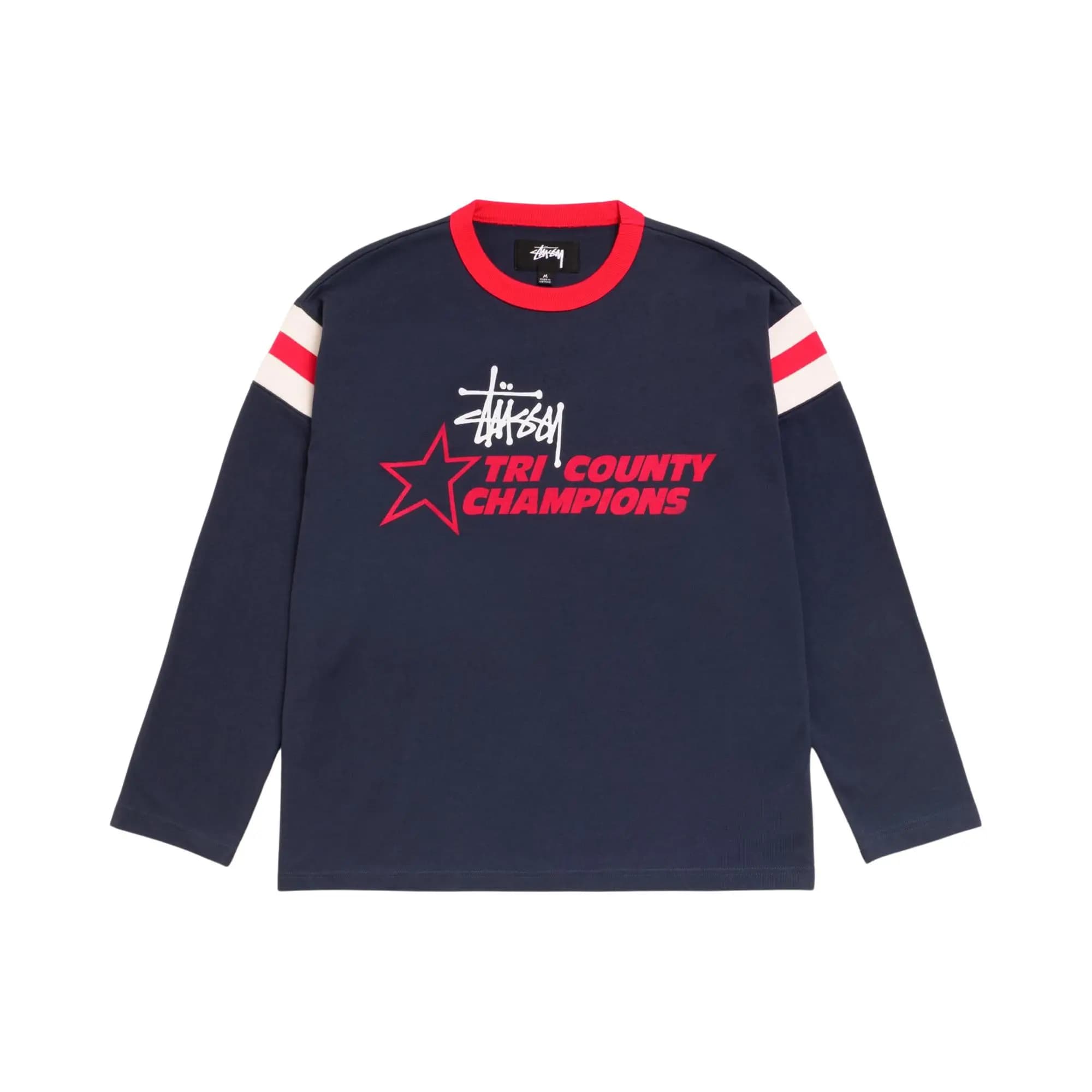 Stussy Long-Sleeve Ringer Tee 'Ink' by Stüssy