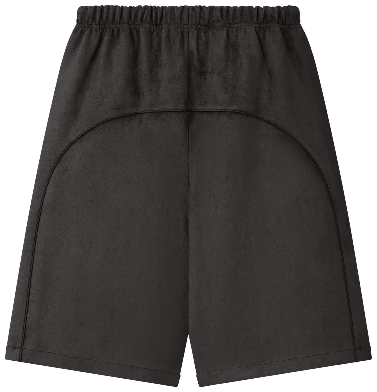 Fear of God Essentials Suede Fleece Signature Relaxed Short W/ Piping 'Ink Black' 2
