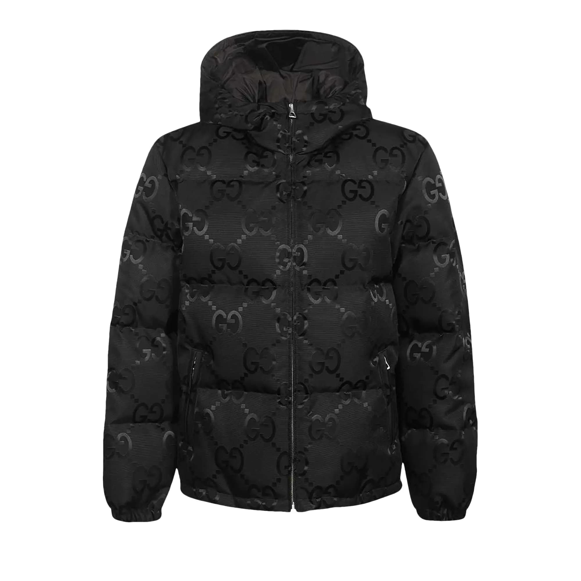 Gucci Jumbo GG Canvas Down Jacket 'Black' by Gucci