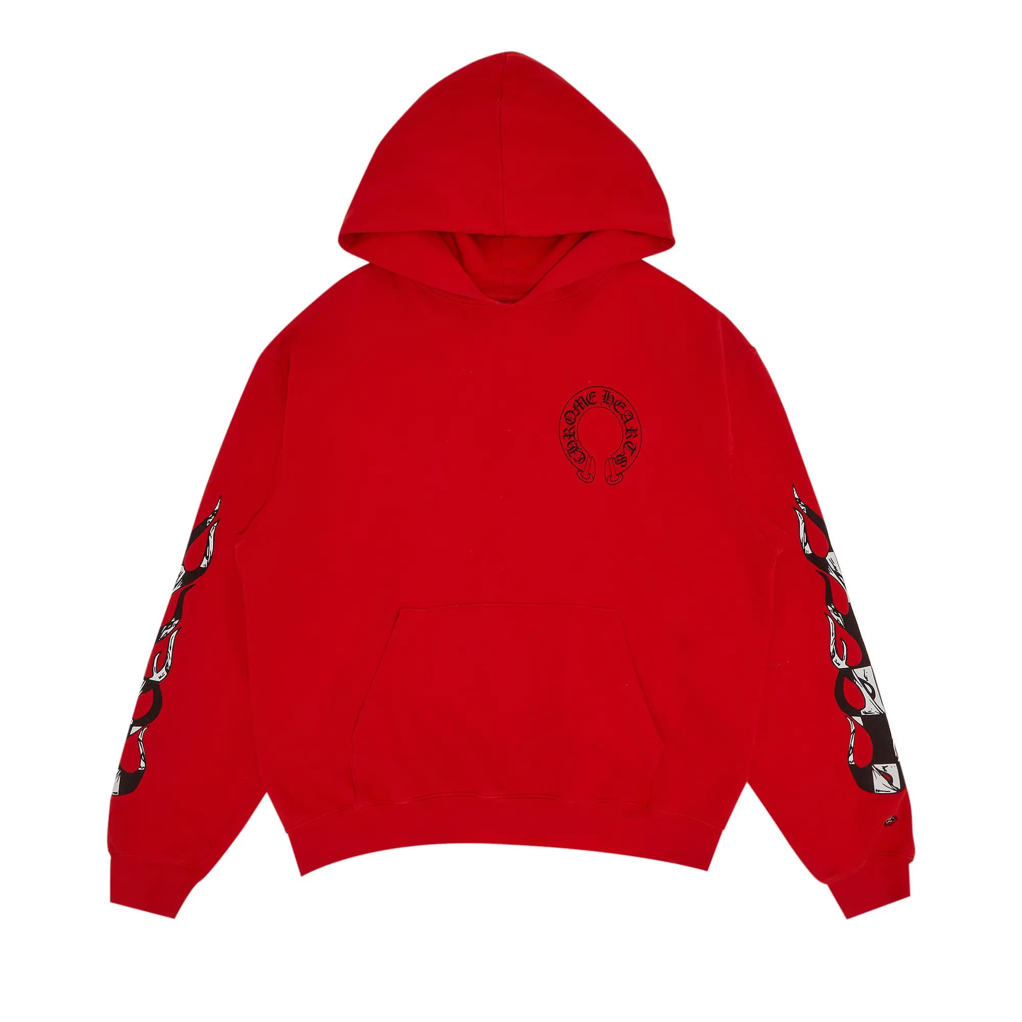 Chrome Hearts x Matty Boy Flames Hoodie 'Red' by Chrome Hearts