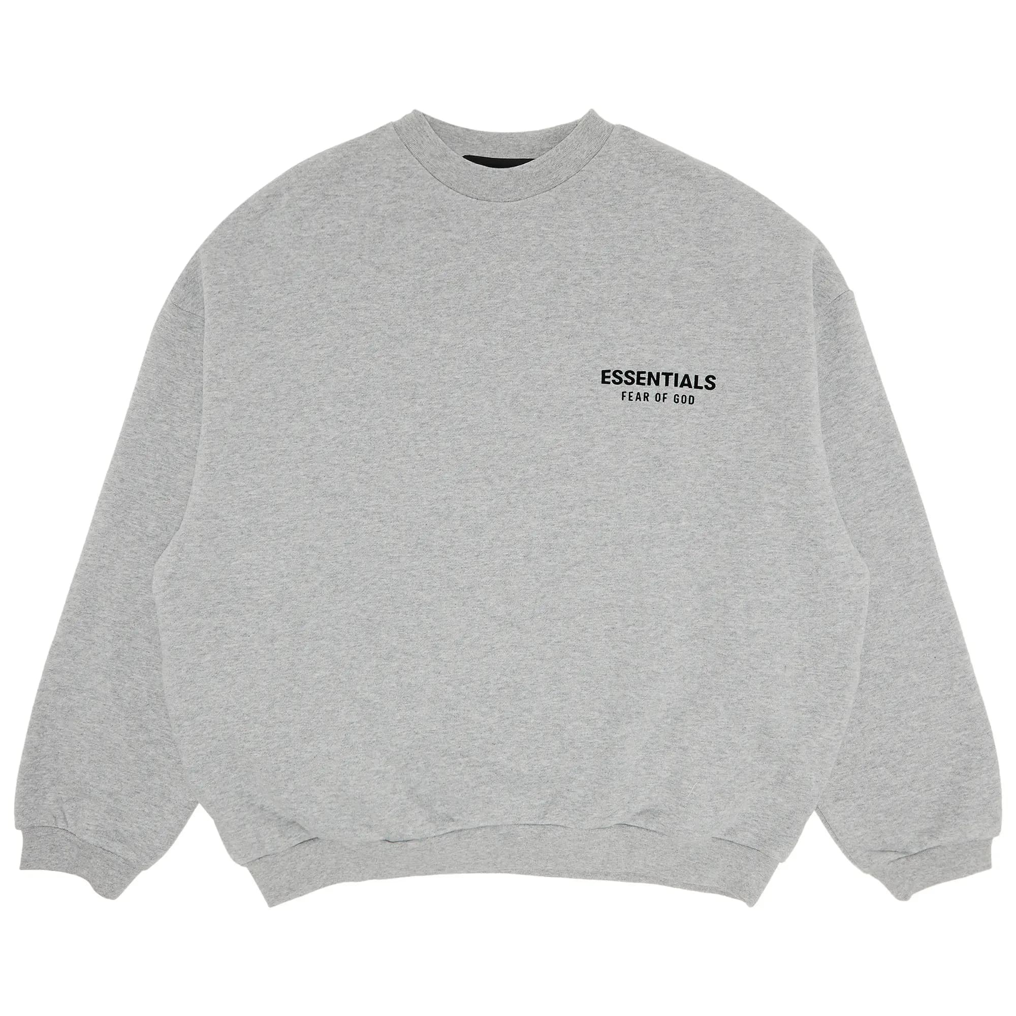 Fear of God Essentials Fleece Crewneck II 'Light Heather Grey' by Fear of God