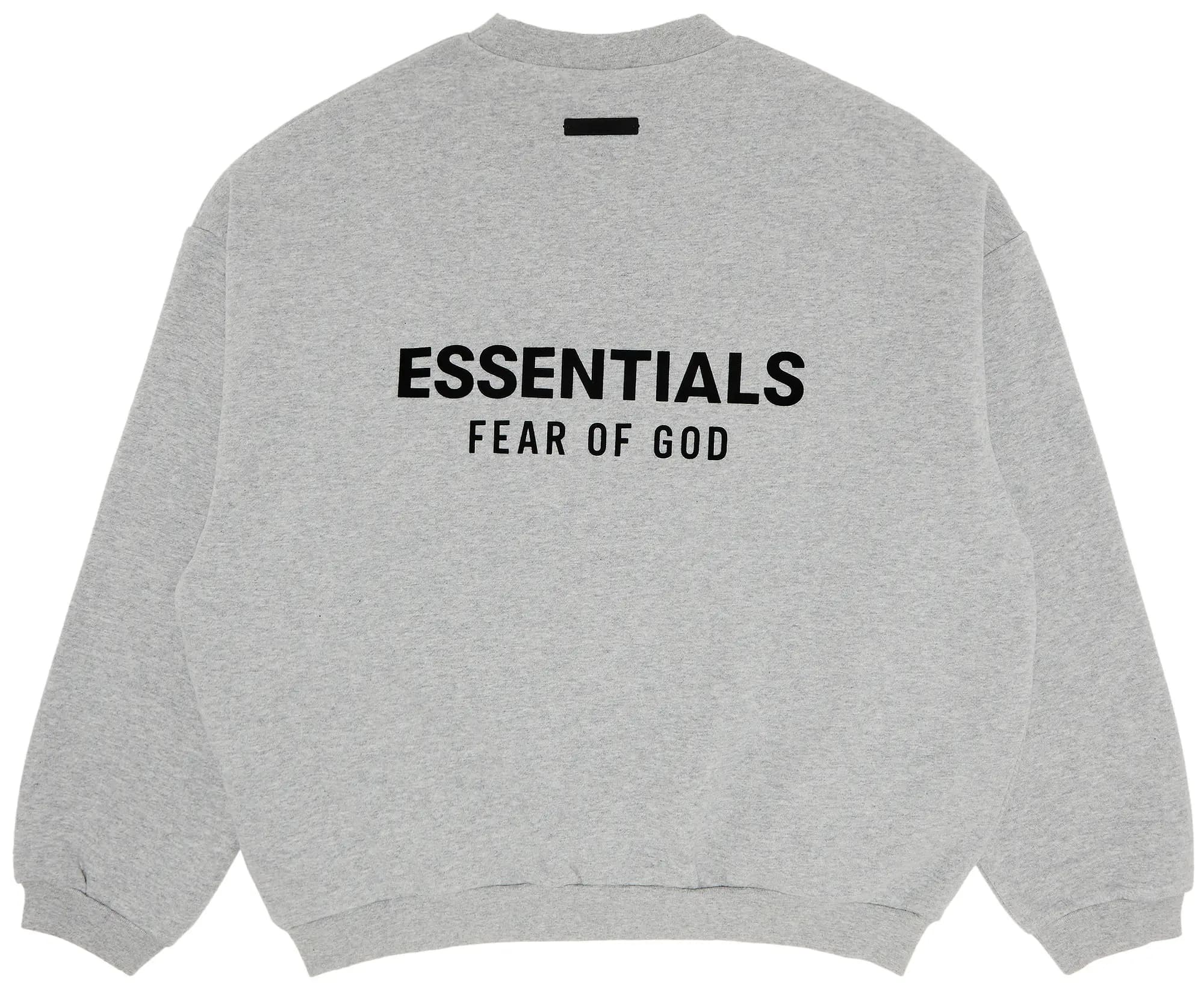 Fear of God Essentials Fleece Crewneck II 'Light Heather Grey' 2