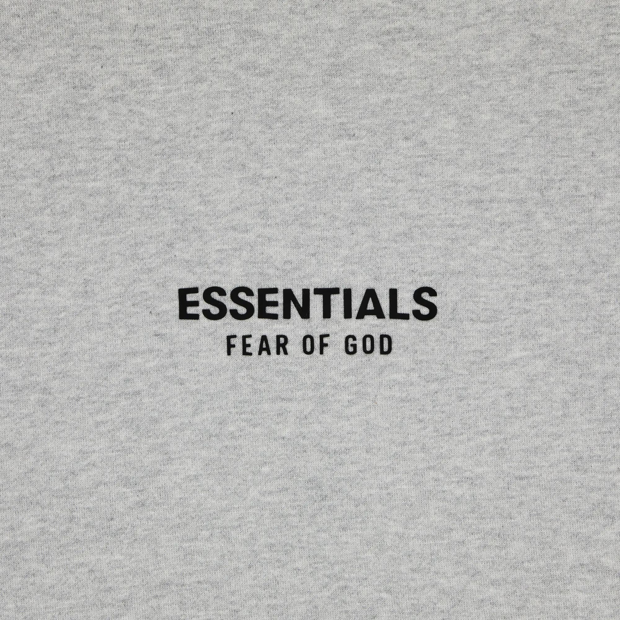 Fear of God Essentials Fleece Crewneck II 'Light Heather Grey' 3