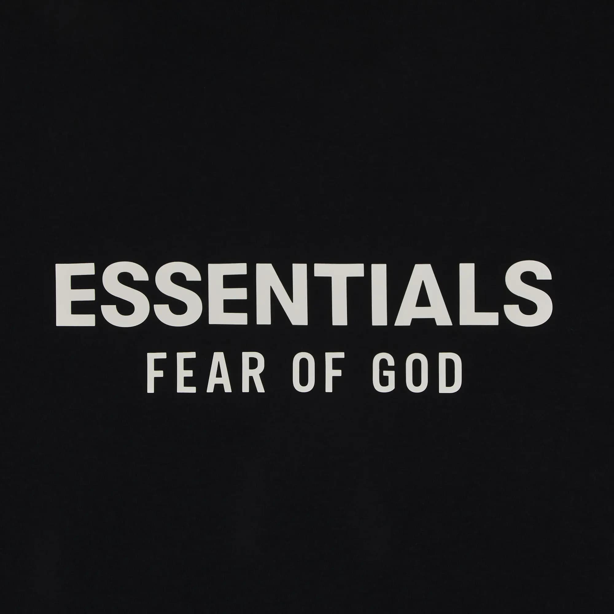 Fear of God Essentials Classic Fit T-Shirt 'Jet Black' 3