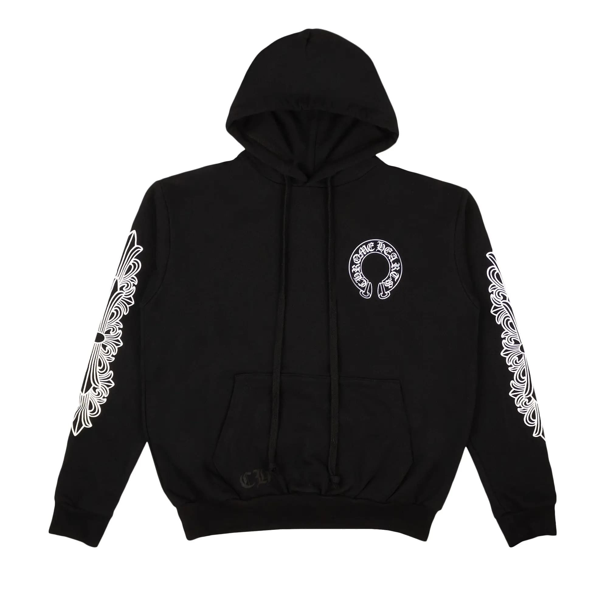 Chrome Hearts Horseshoe Hoodie 'Black' by Chrome Hearts