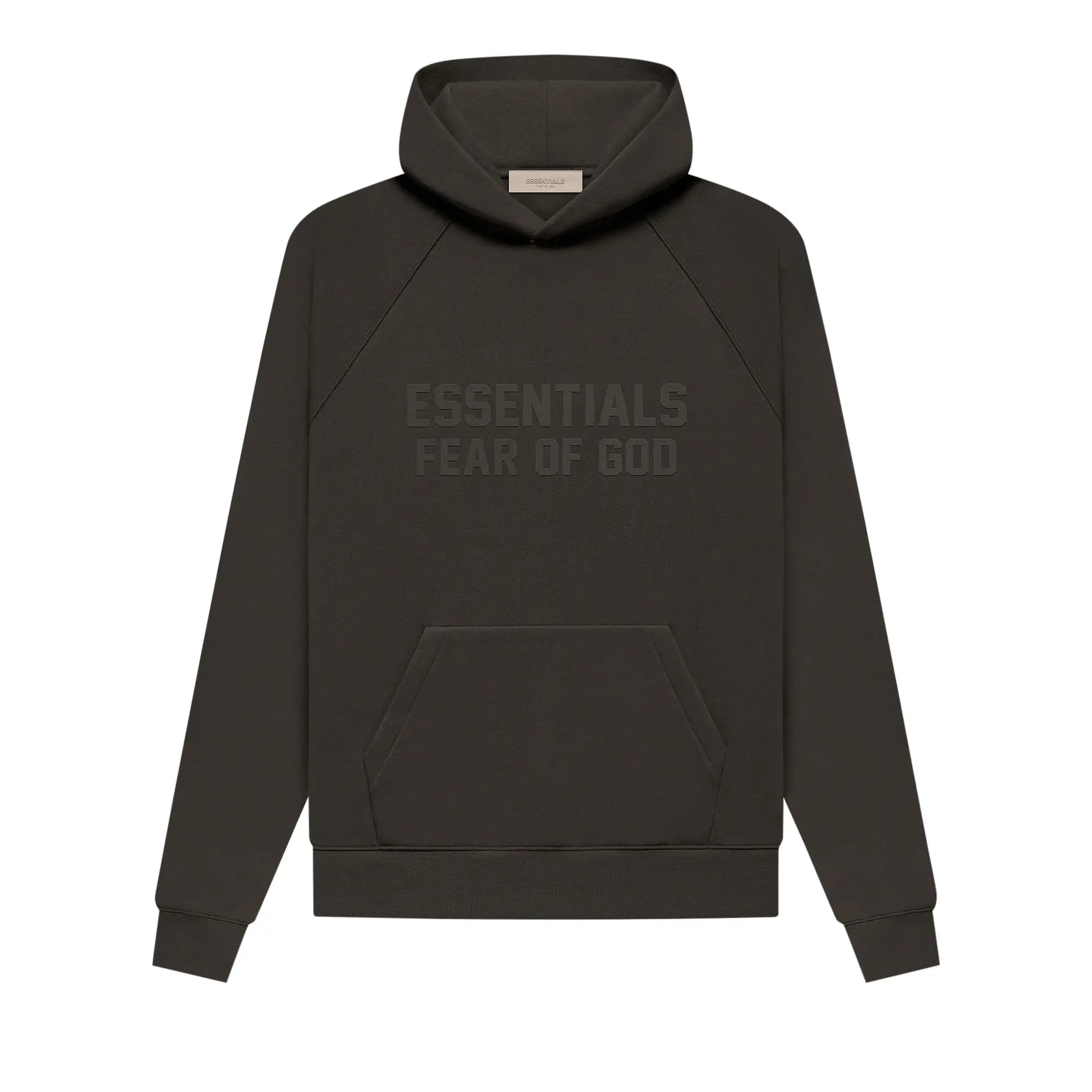 Fear of God Essentials Hoodie 'Off Black' by Fear Of God Essentials
