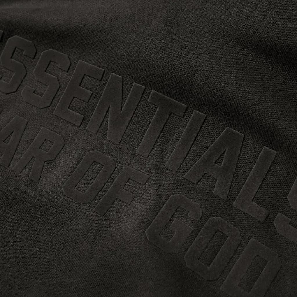 Fear of God Essentials Hoodie 'Off Black' 3
