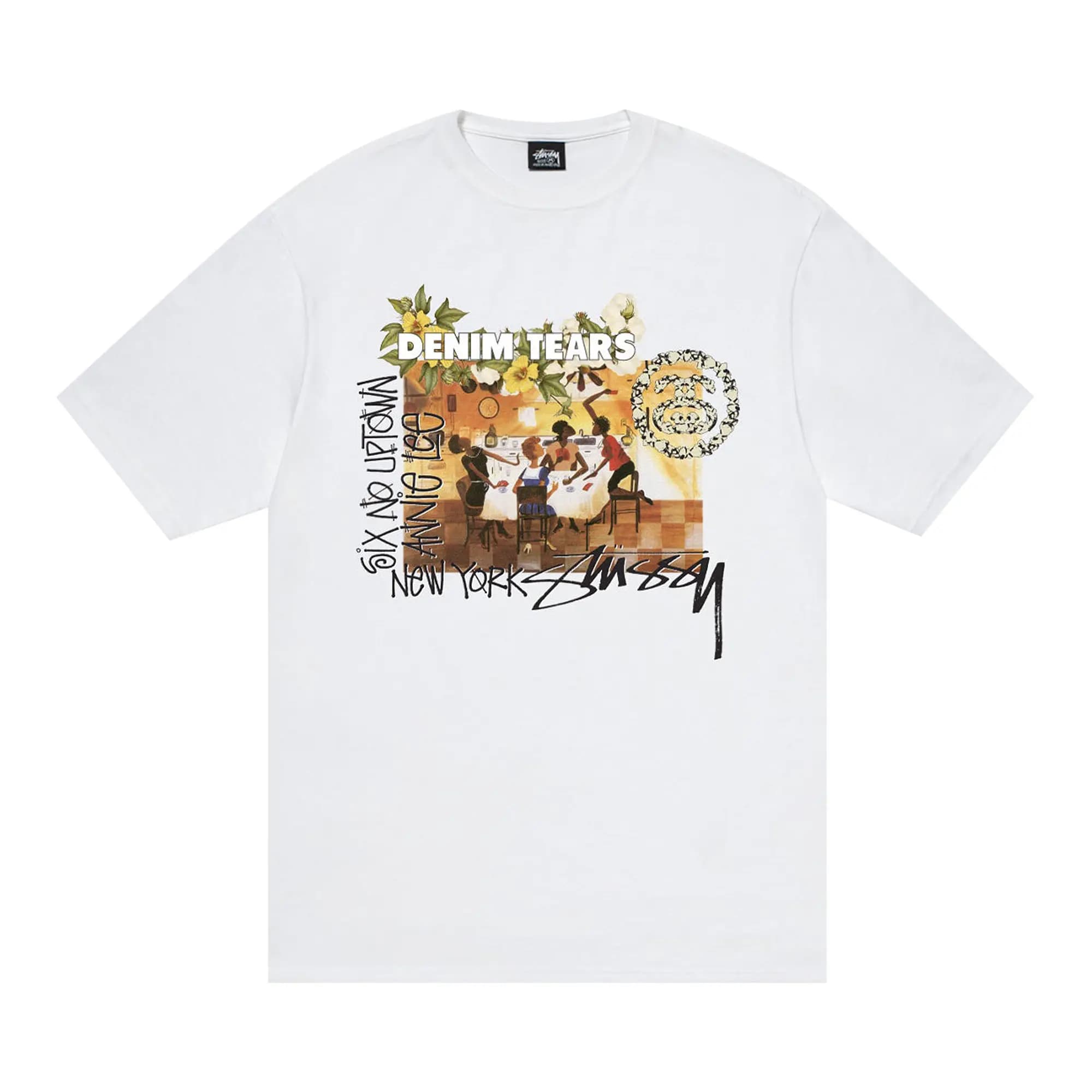 Stussy x Denim Tears Annie Lee Tee 'White' by Stüssy