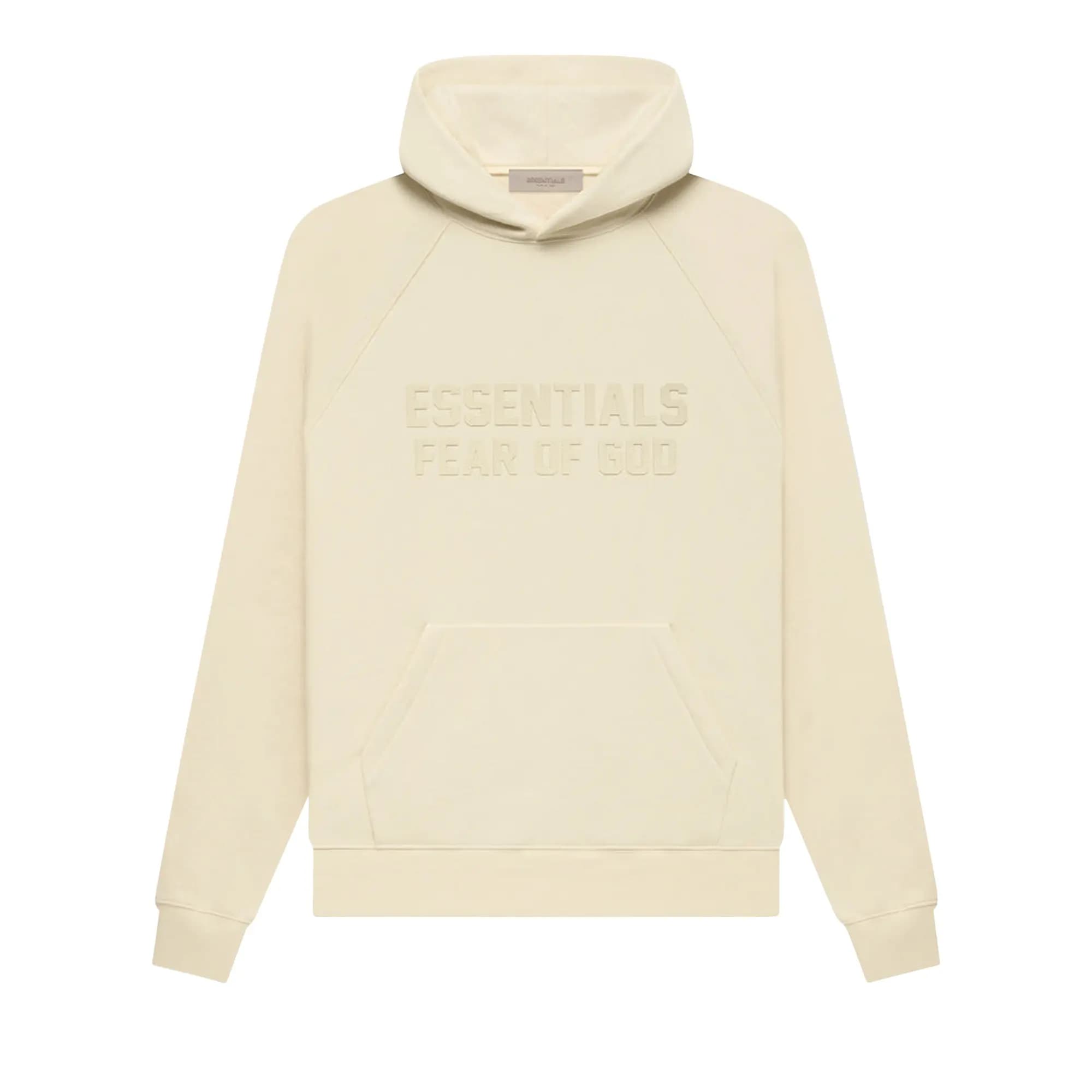 Fear of God Essentials Hoodie 'Eggshell' by Fear of God