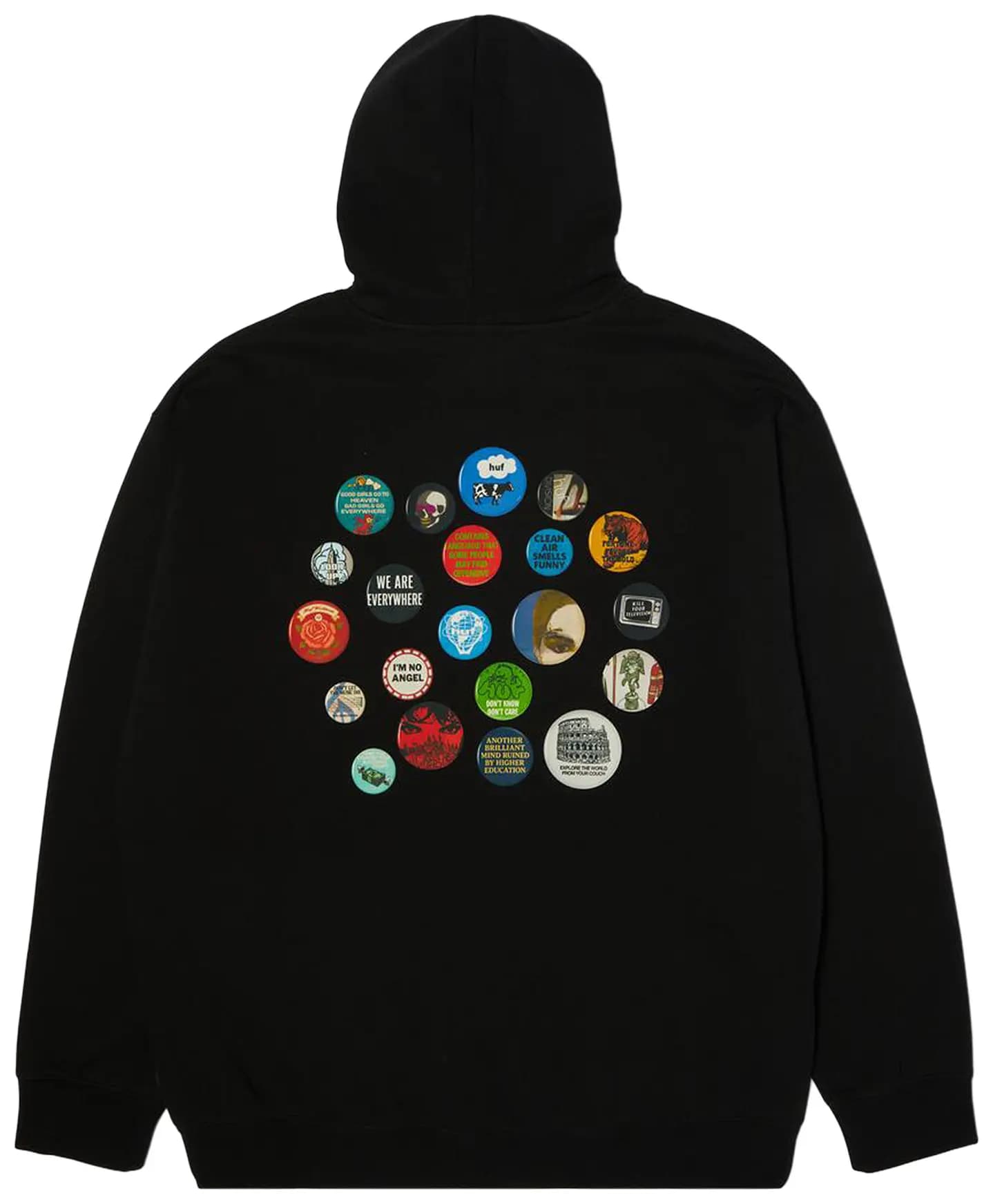 HUF Olympia P/O Hoodies 'Black' 2
