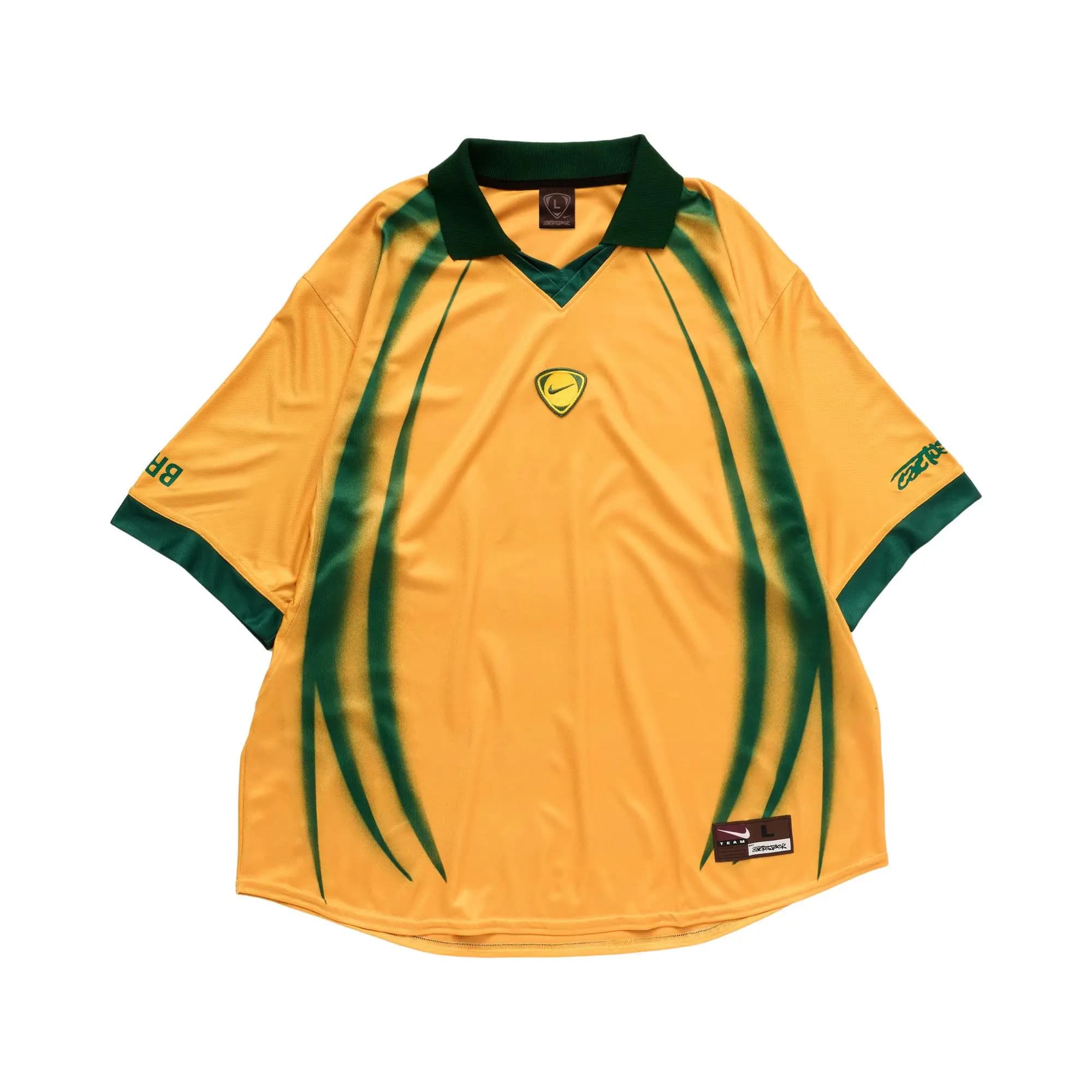 Cactus Jack by Travis Scott x Nike Brasil Total 90 Retro Jersey 'Yellow' by Cactus Jack By Travis Scott