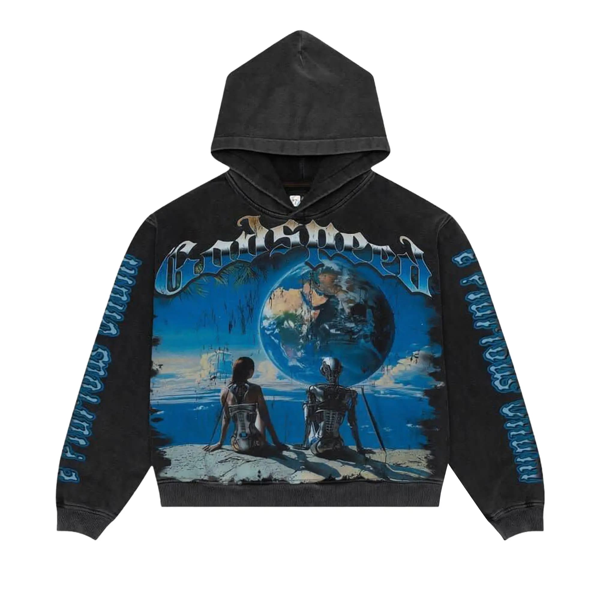 Godspeed Artificial Love Hoodie 'Black Wash' by Godspeed