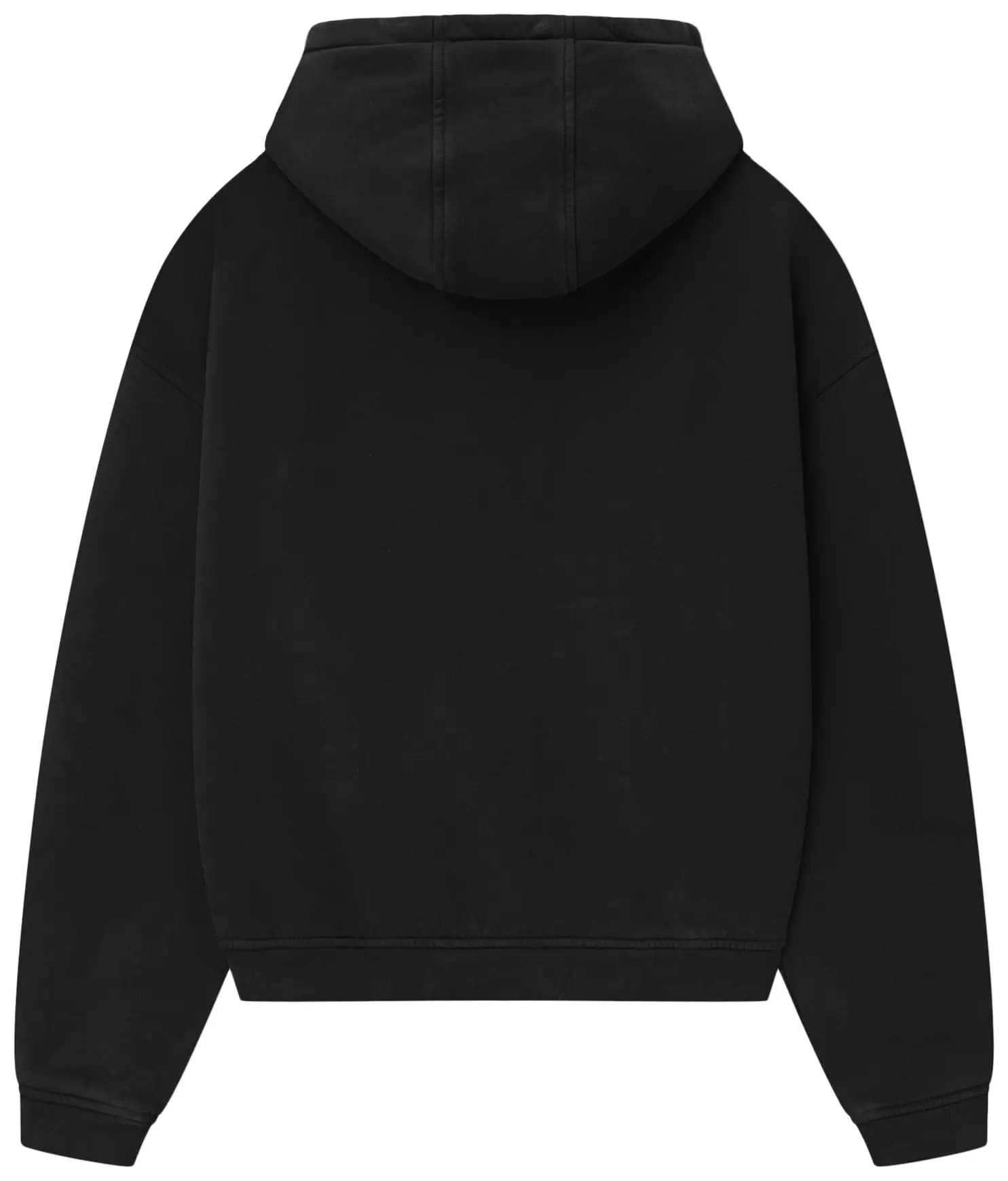 Rhude Bordeaux Grand Vin Zip Up Hoodie 'Vintage Black' 2