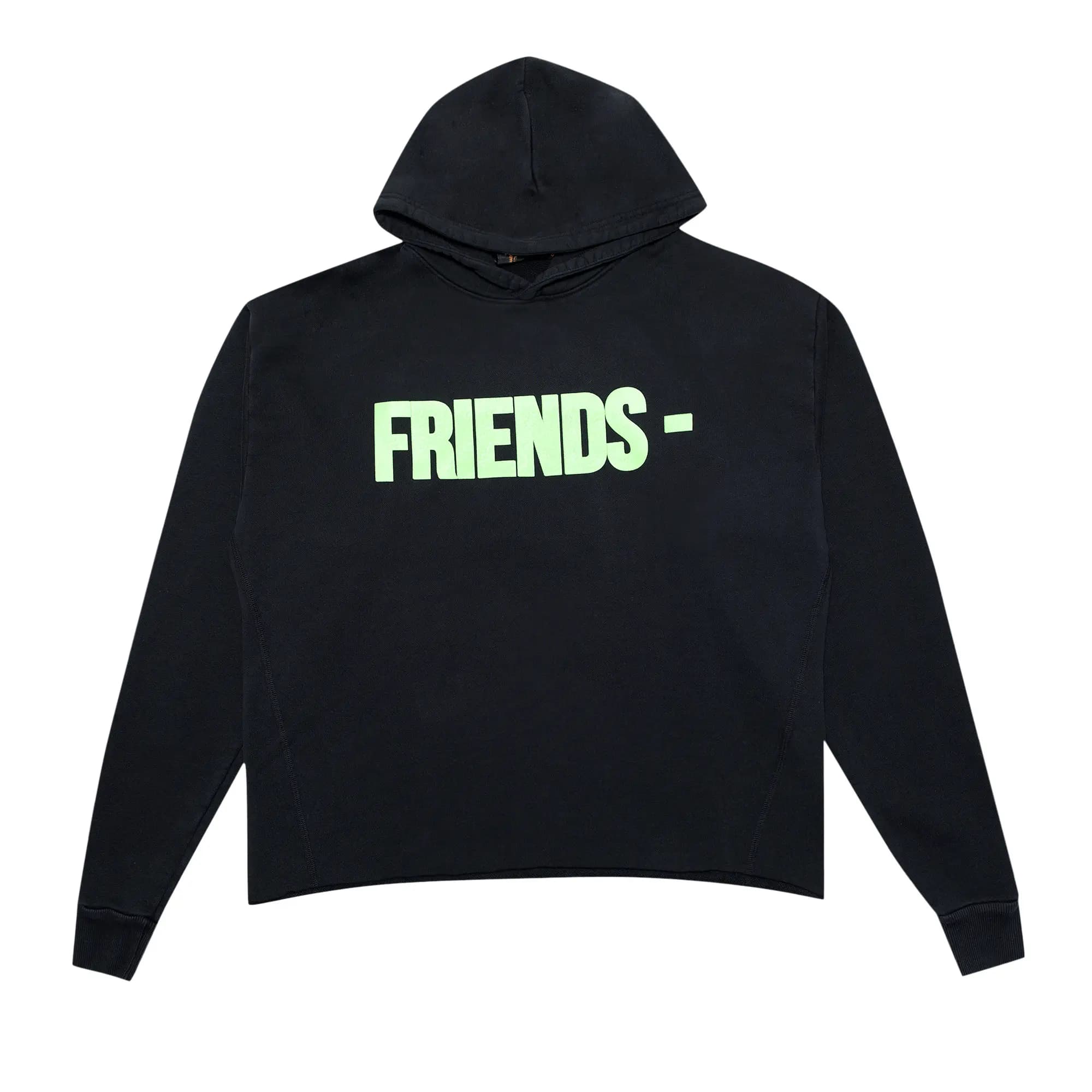 Vlone Friends Hoodie 'Black/Green' by VLONE