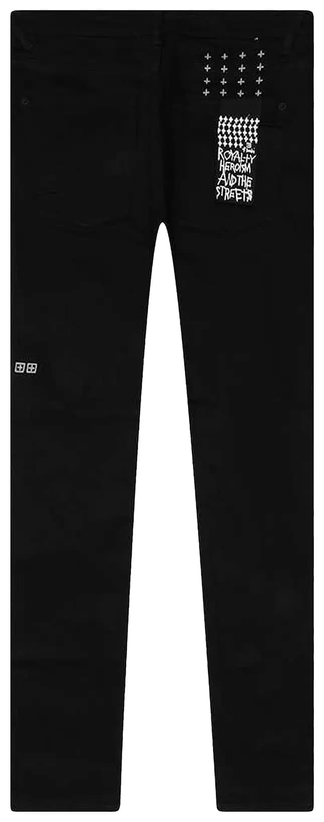 Ksubi Van Winkle Sliced Jeans 'Black' by Ksubi