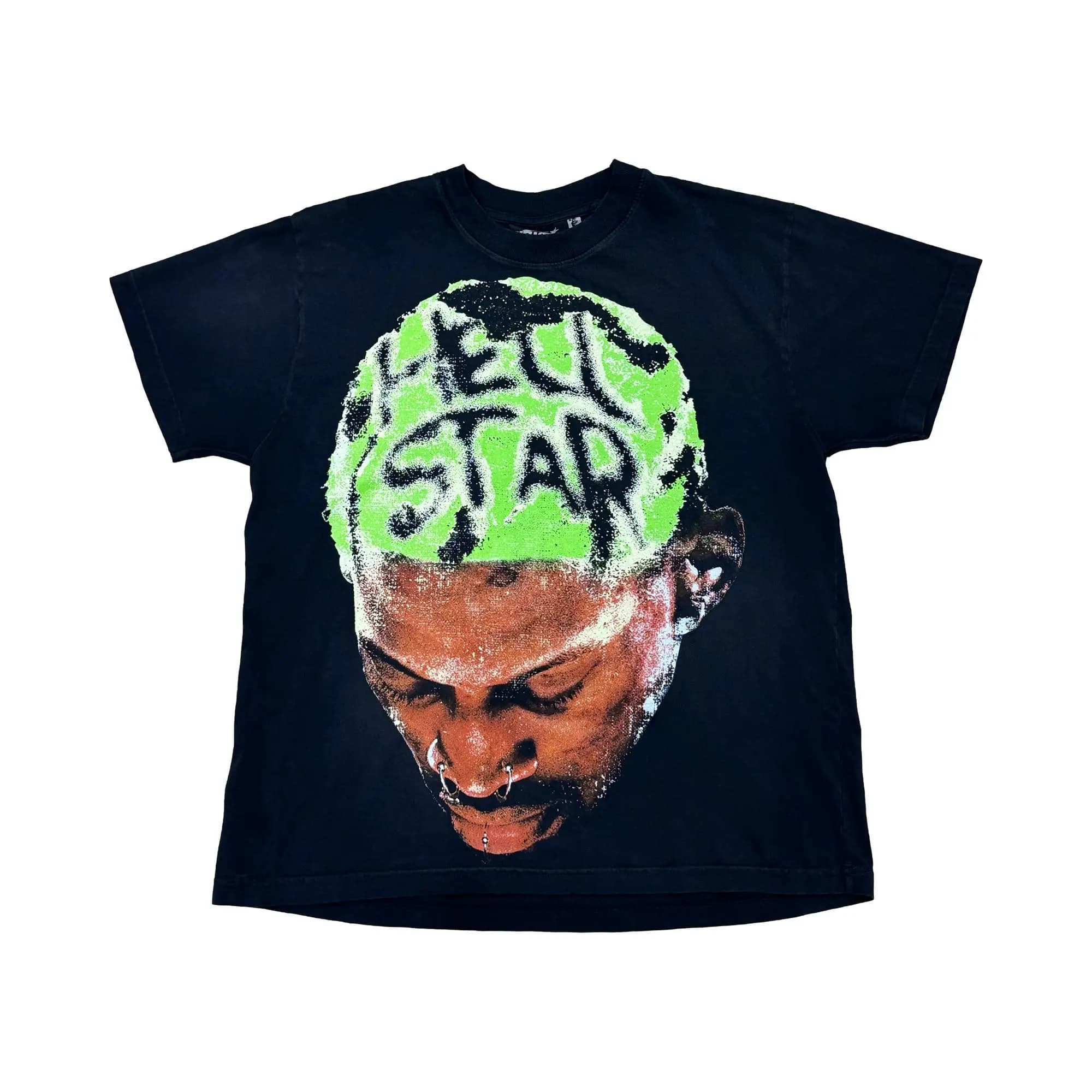Hellstar Greatest Hits Rodman T-Shirt 'Black' by Hellstar