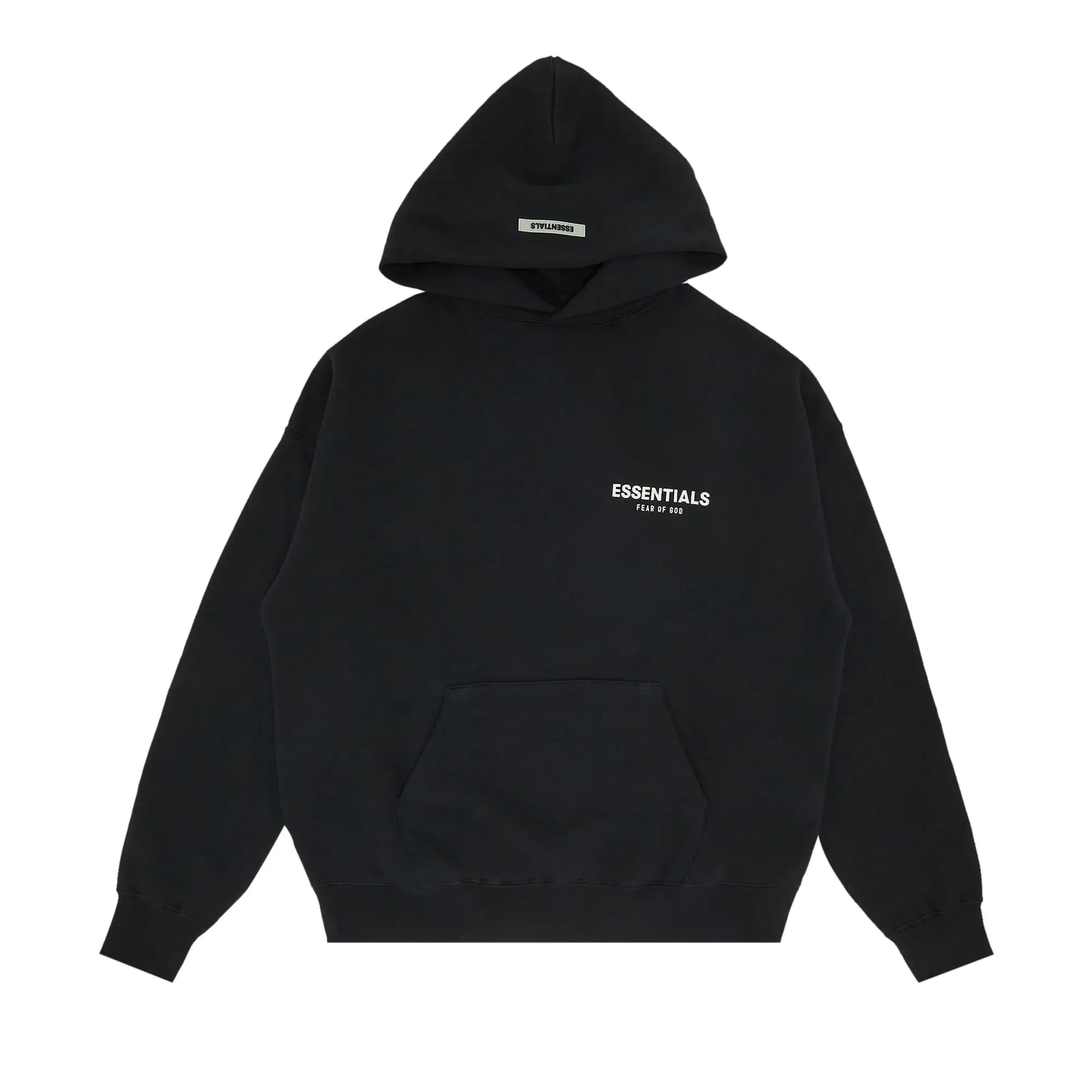 Fear of God Essentials Photo Pullover Hoodie 'Black' by Fear of God