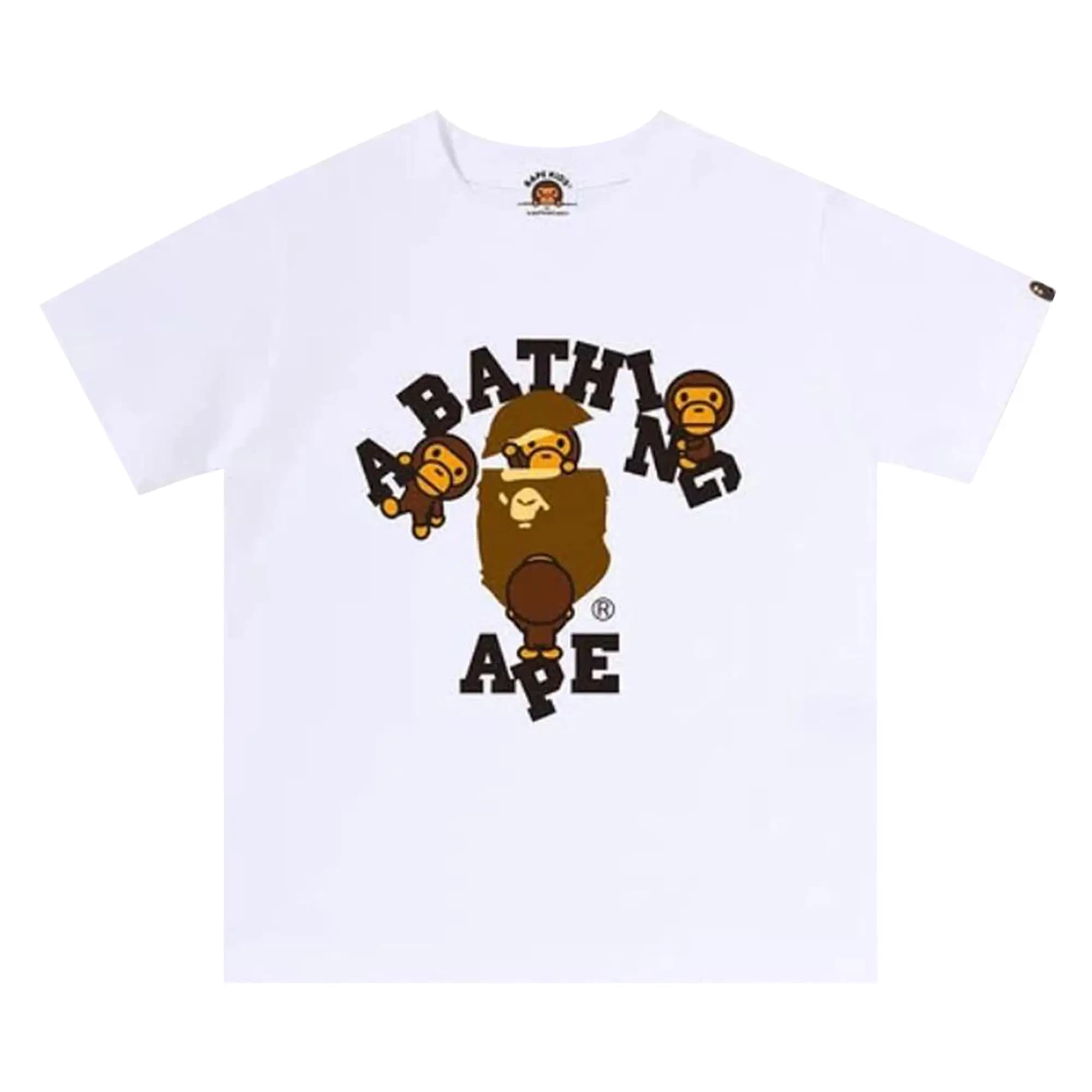 BAPE College Milo Tee 'White' by BAPE