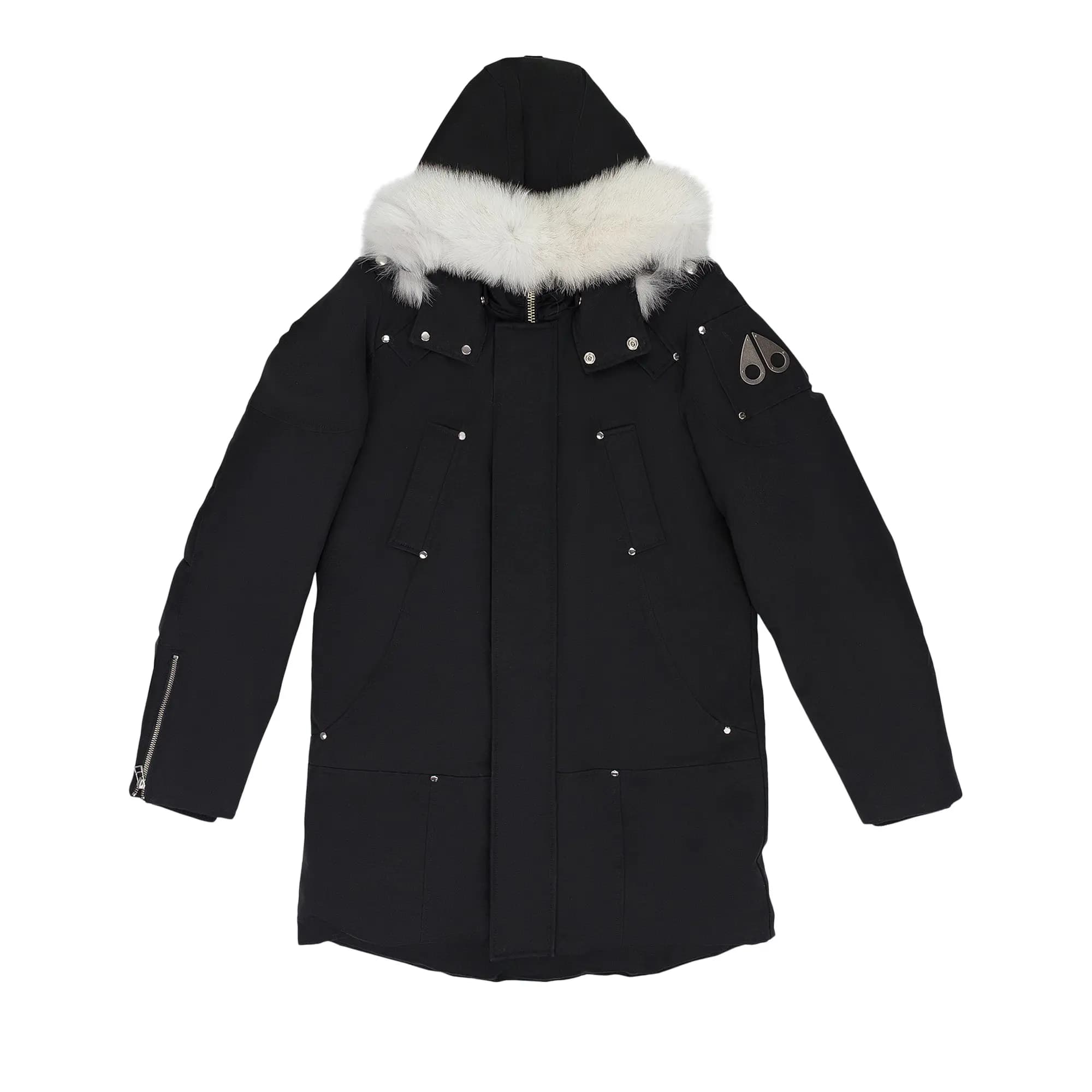 Moose Knuckles Stirling Parka 'Black/Natural' by Moose Knuckles
