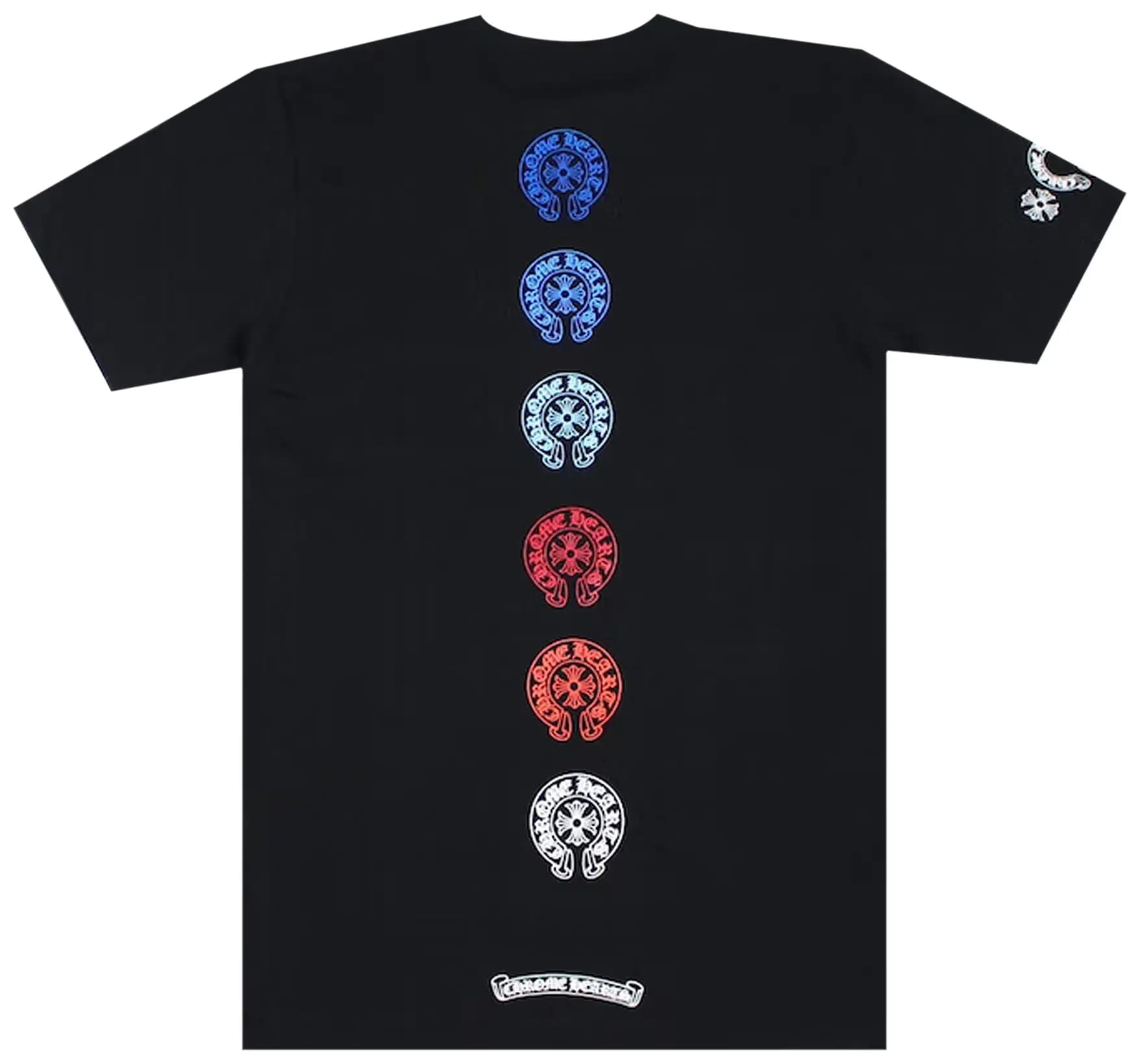 Chrome Hearts Multicolor Horseshoe T-Shirt 'Black' 2